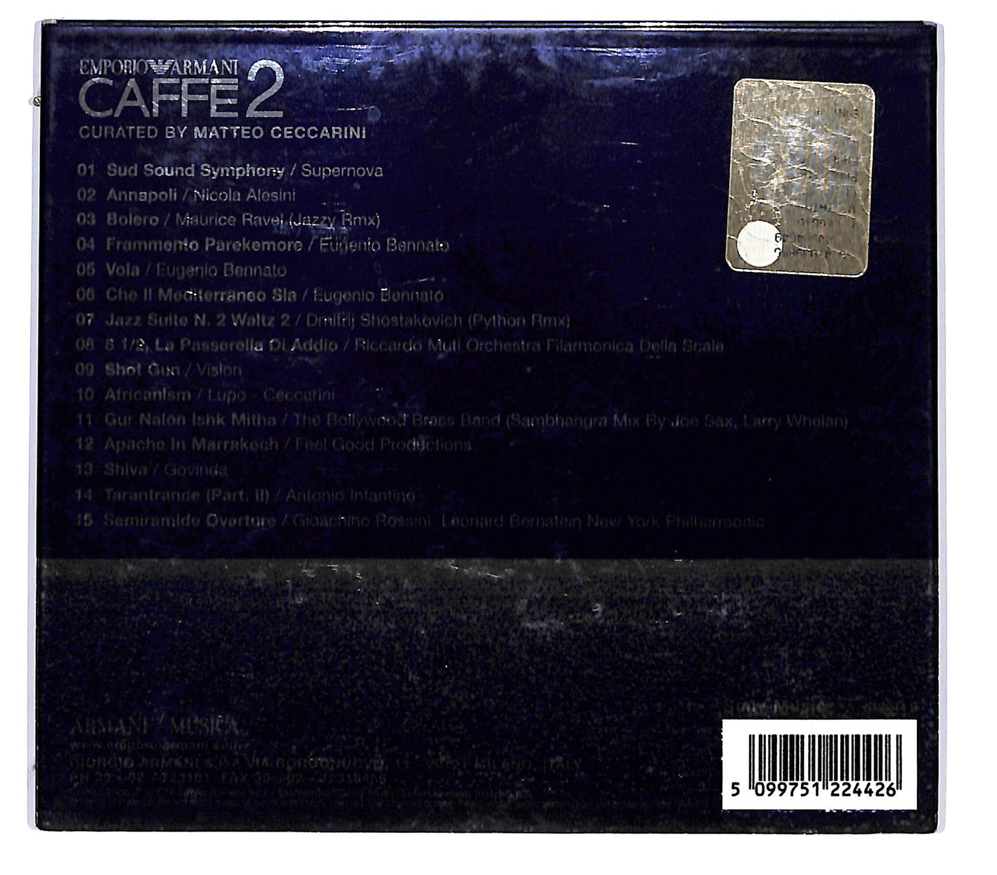 EBOND Various - Emporio Armani Caffe 2 CD CD136612