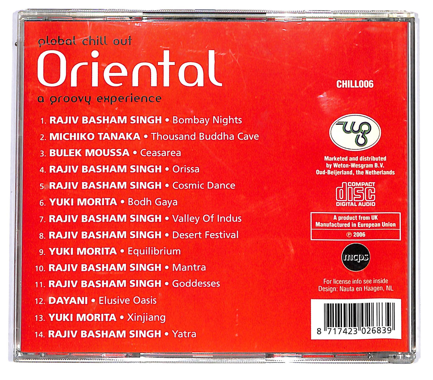 EBOND Various - Global Chill Out - Oriental - A Groovy Experience CD CD136626