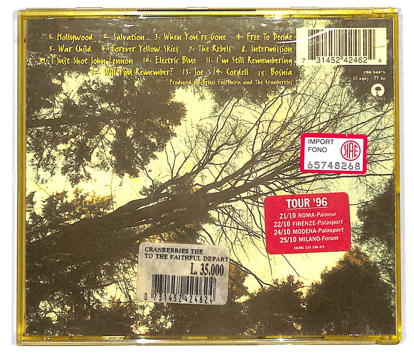 EBOND The Cranberries - To The Faithful Departed CD CD136633