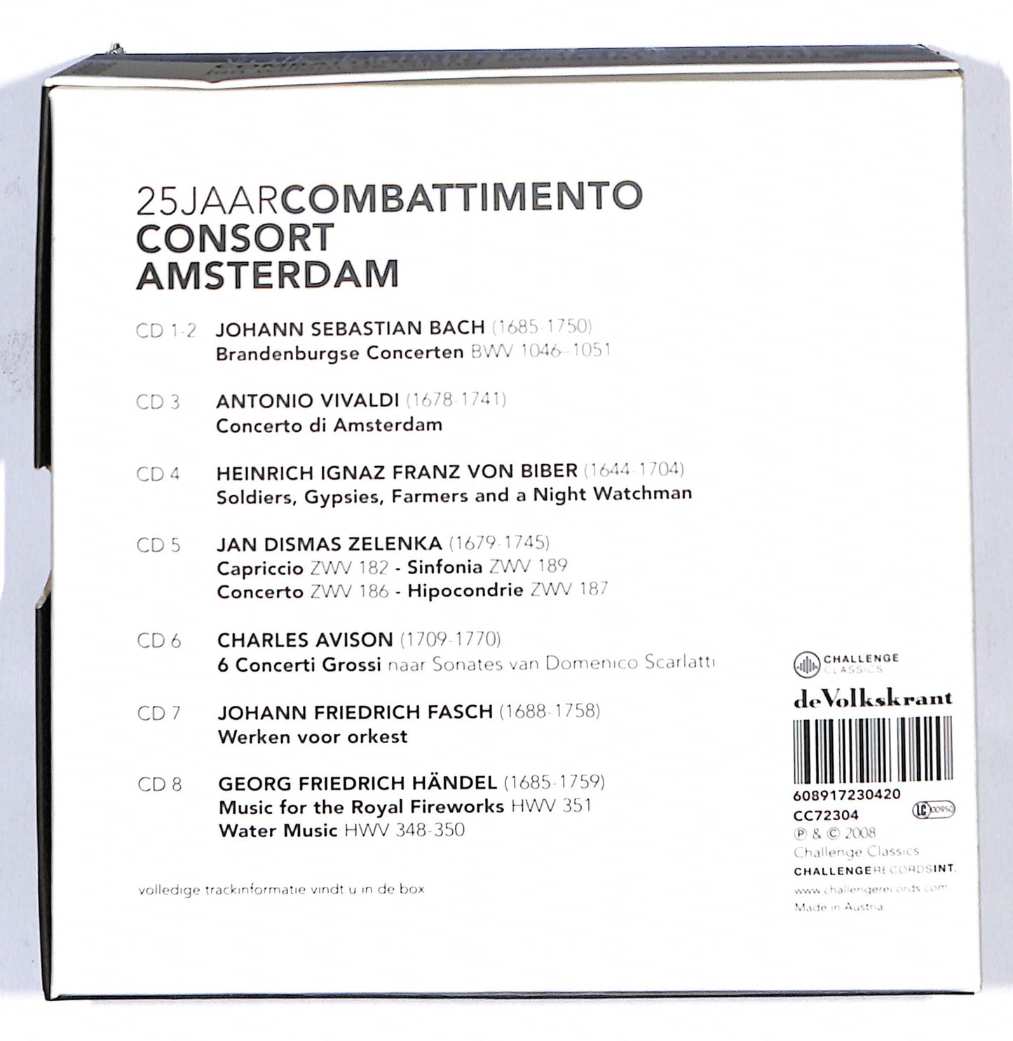 EBOND 25JAAR Combattimento Consort Amsterdam CD CD136638