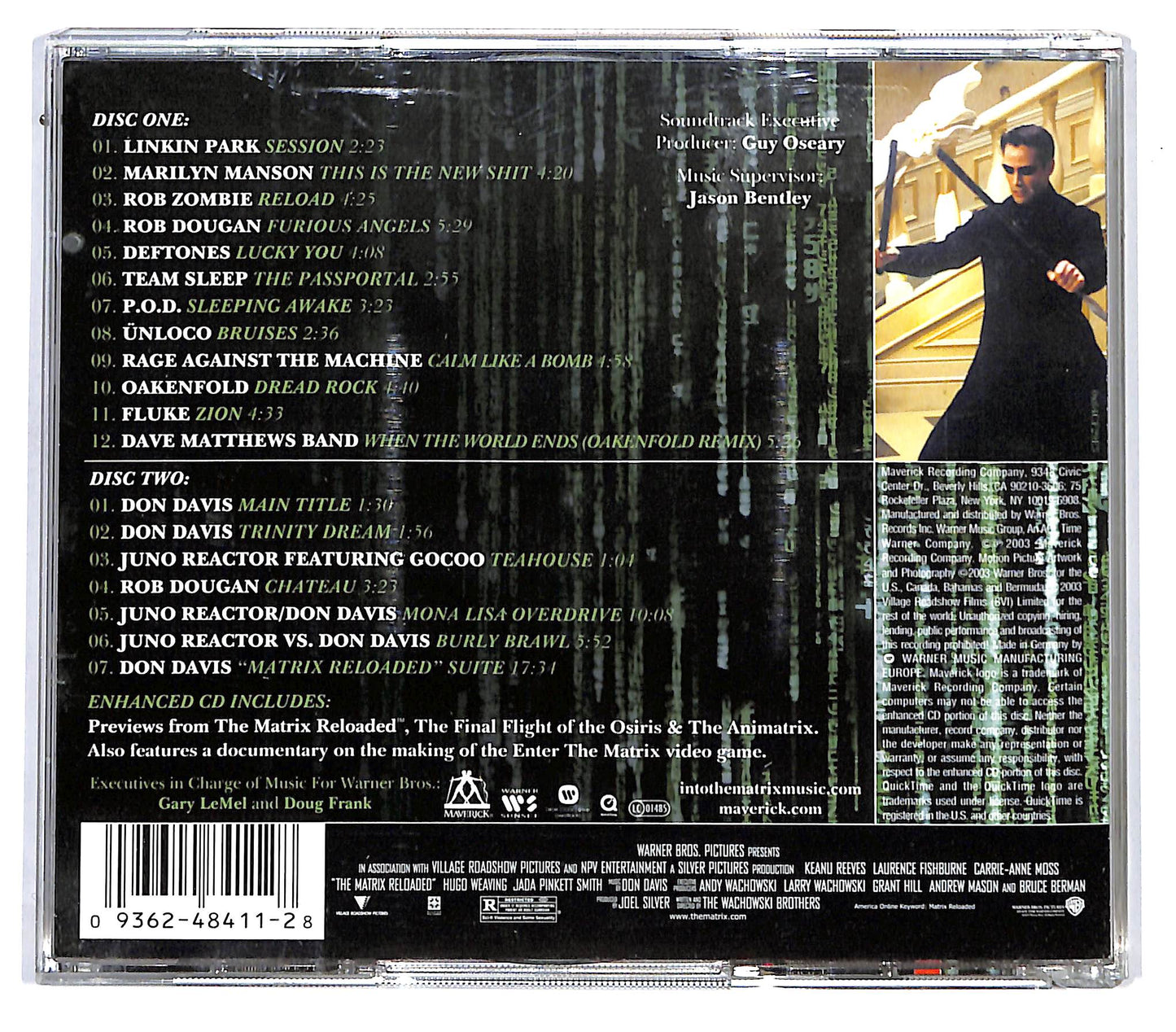 EBOND Various - The Matrix Reloaded (Music From The Motion Picture) CD CD136659