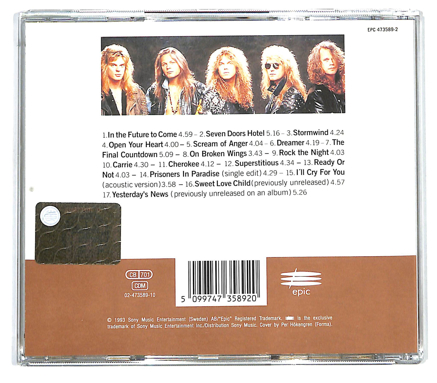 EBOND Europe - 1982 - 1992 CD CD136734