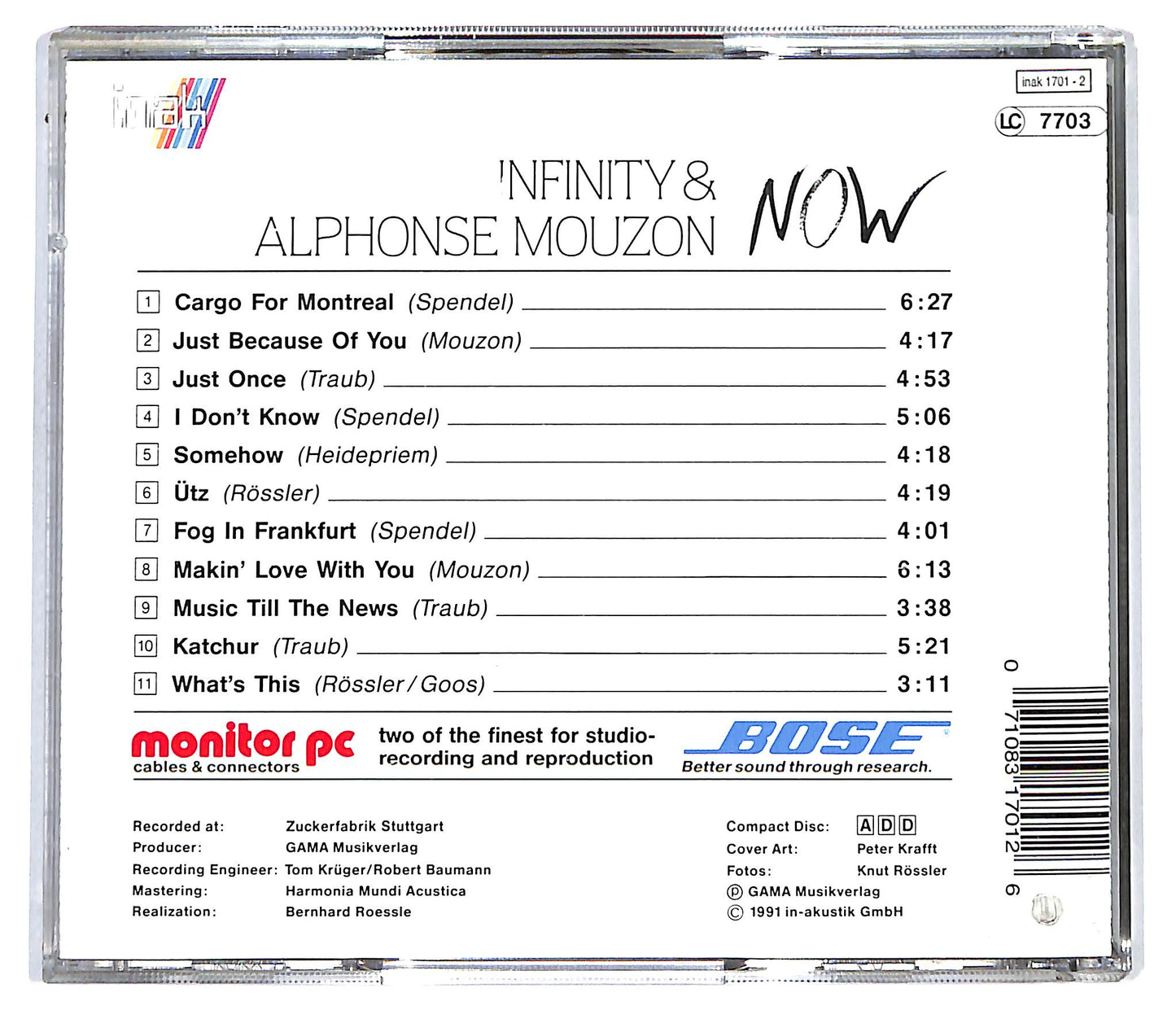 EBOND Infinity & Alphonse Mouzon - Now CD CD136749