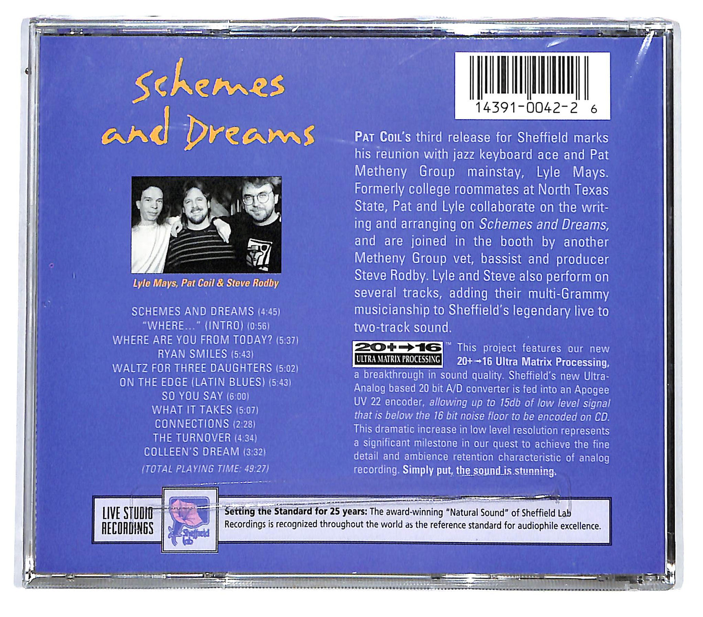 EBOND Pat Coil - Schemes And Dreams CD CD136750