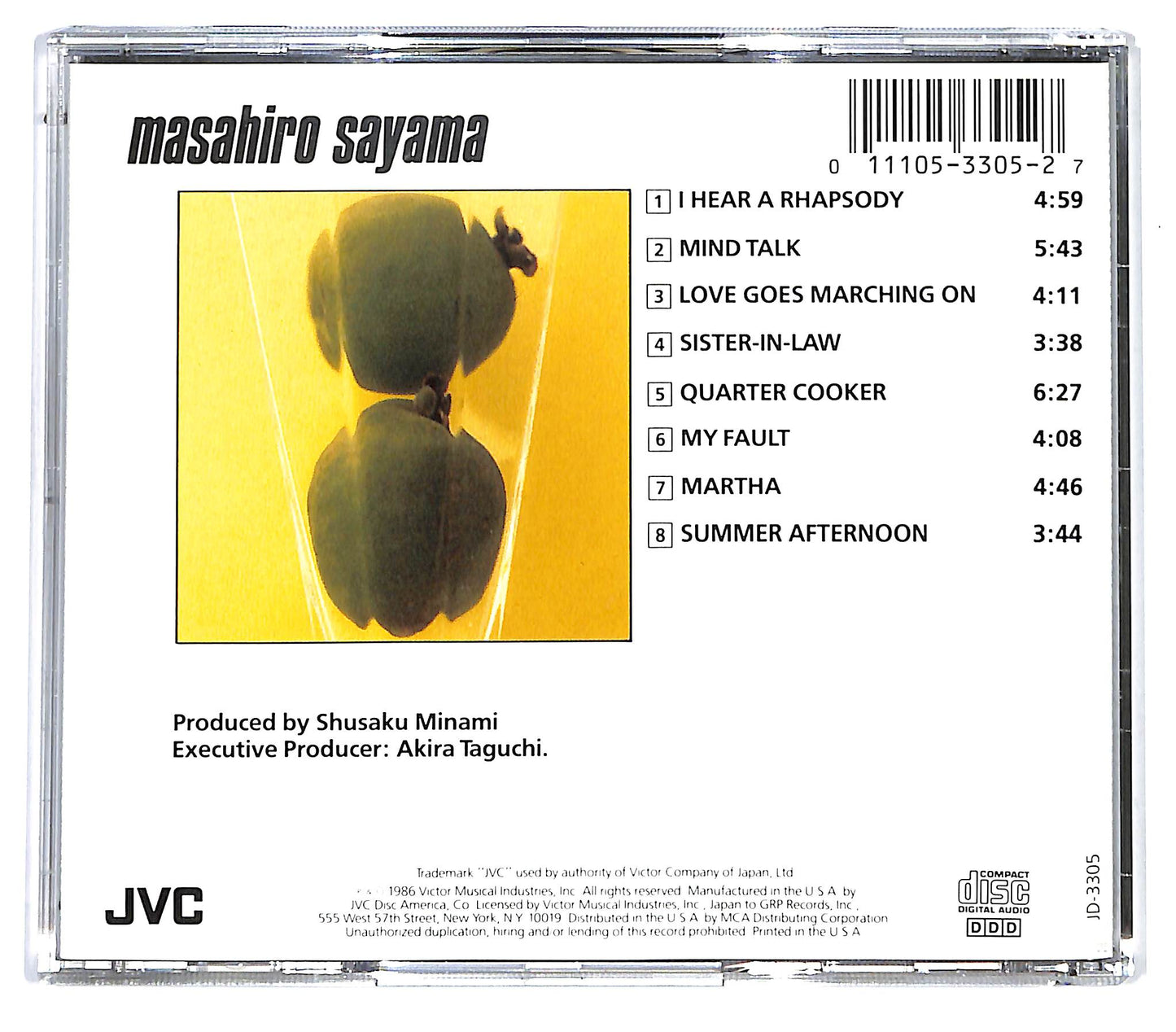EBOND Masahiro Sayama - Play Me A Little Music CD CD136762