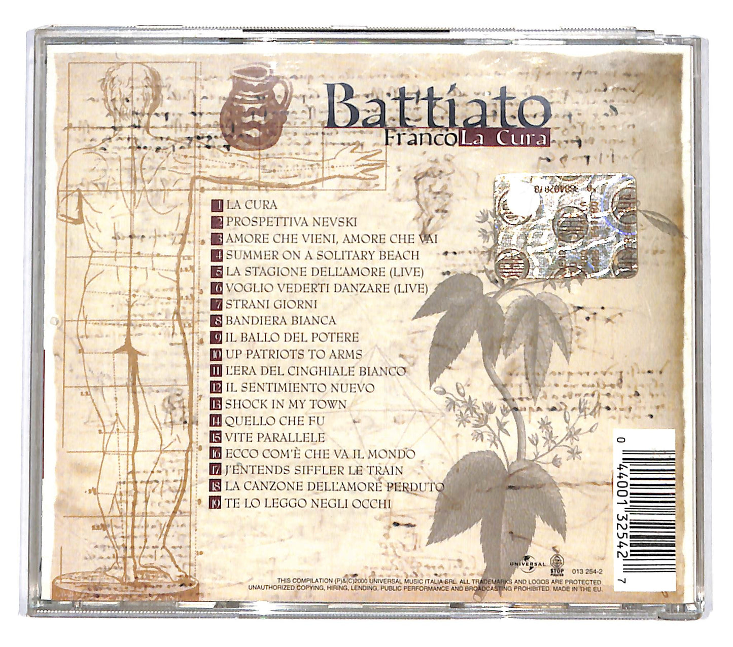 EBOND Franco Battiato - La Cura CD CD136817