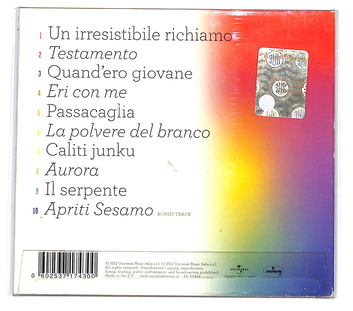 EBOND Franco Battiato - Apriti Sesamo CD CD136818