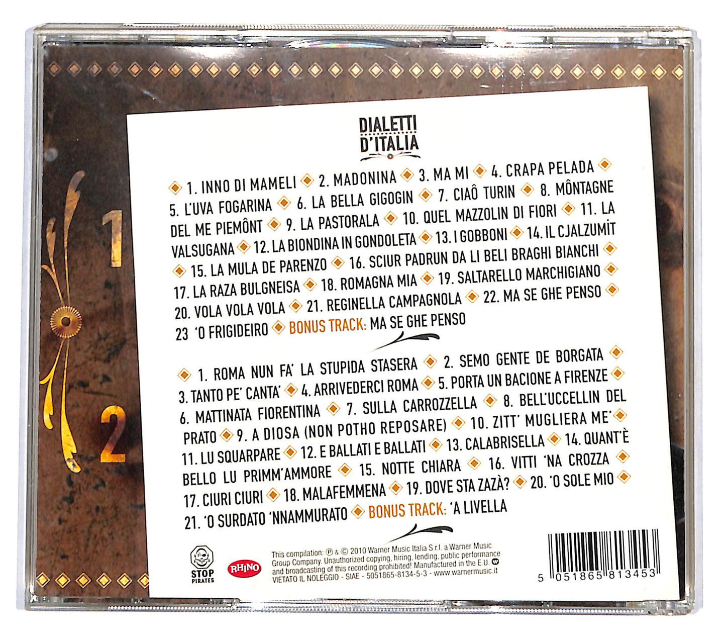 EBOND Various - Dialetti D'Italia CD CD136849