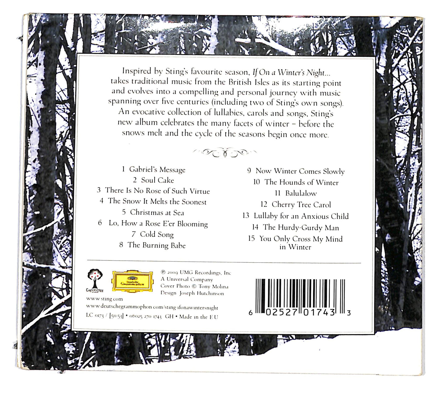 EBOND Sting - If On A Winter's Night... DIGIPACK CD CD137027