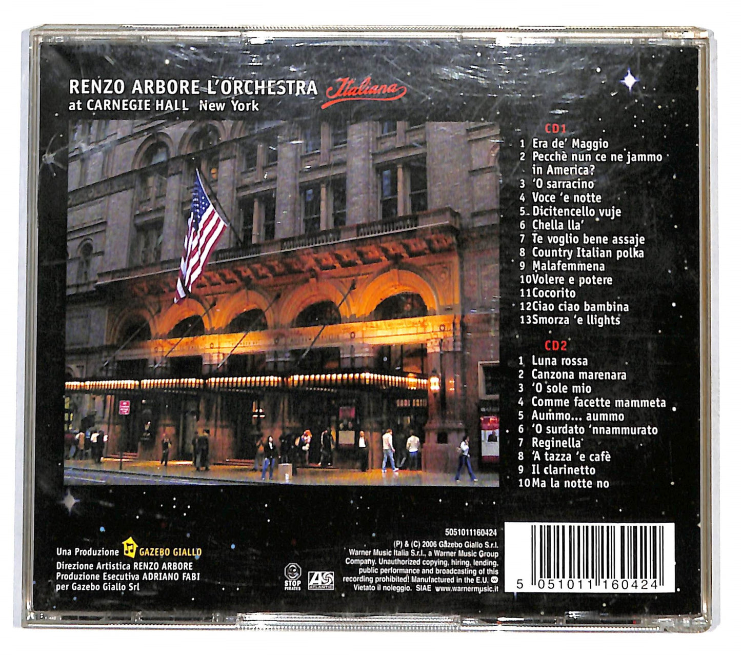 EBOND Renzo Arbore L'Orchestra Italiana - At Carnegie Hall New York CD CD137028