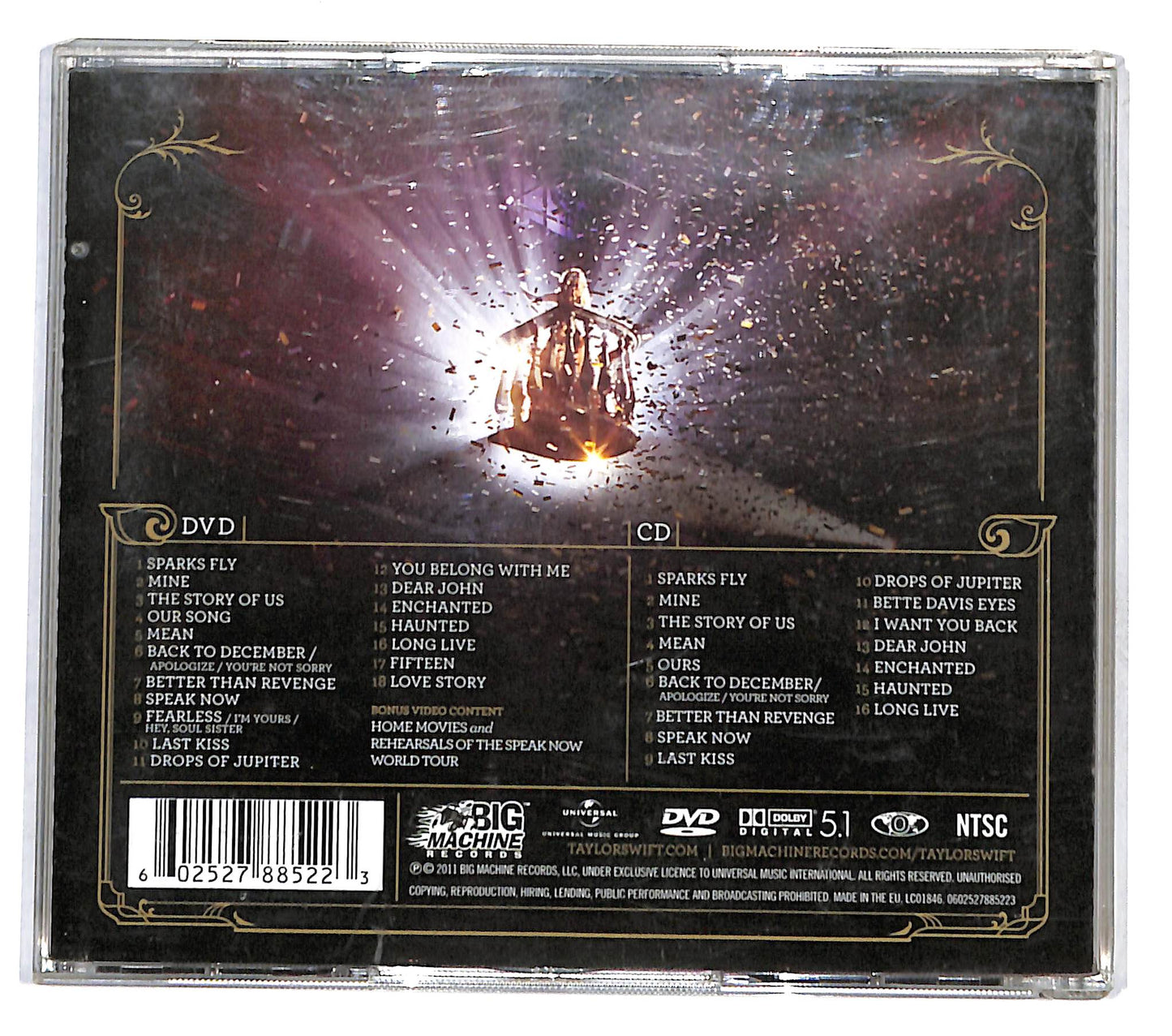 EBOND Taylor Swift - Speak Now World Tour Live + DVD CD CD137029