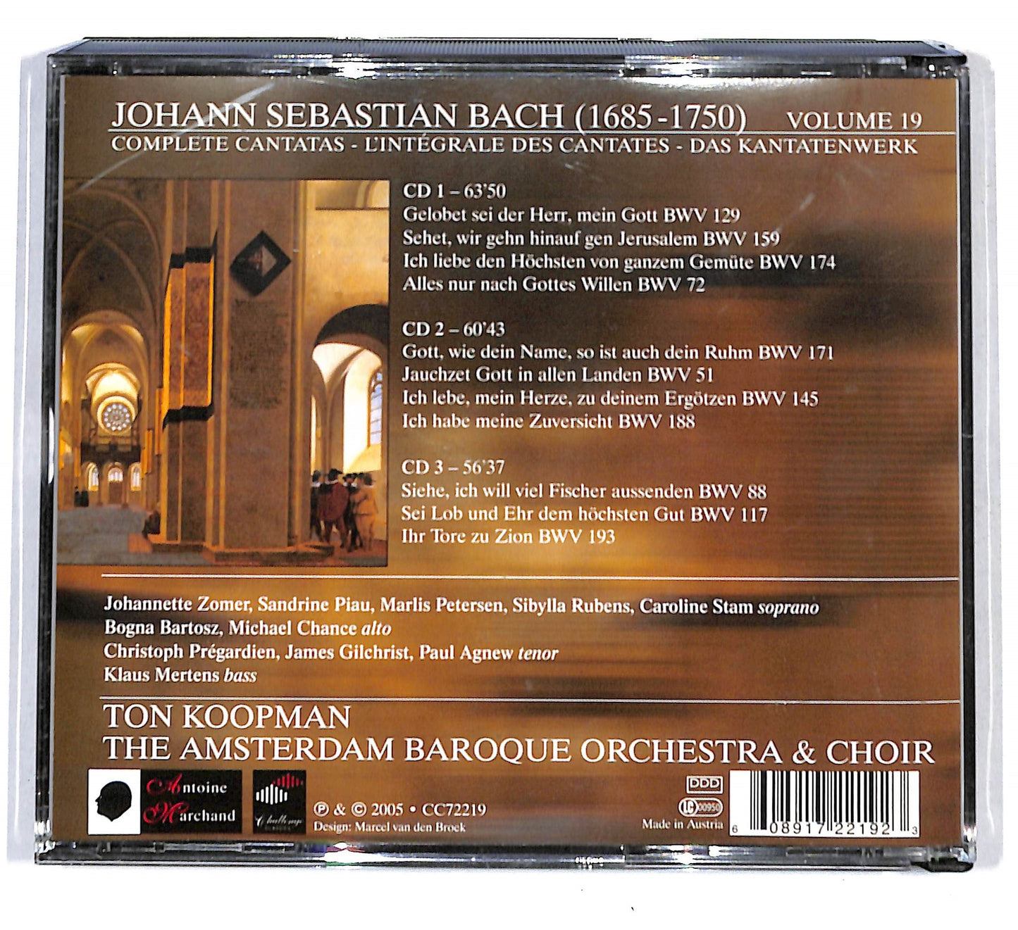 EBOND J.S. Bach Ton Koopman - complete cantatas CD CD137046