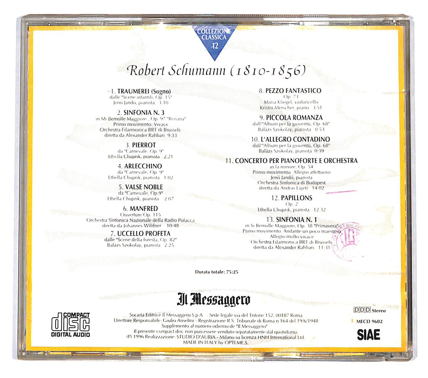 EBOND Various - Schumann CD CD137108