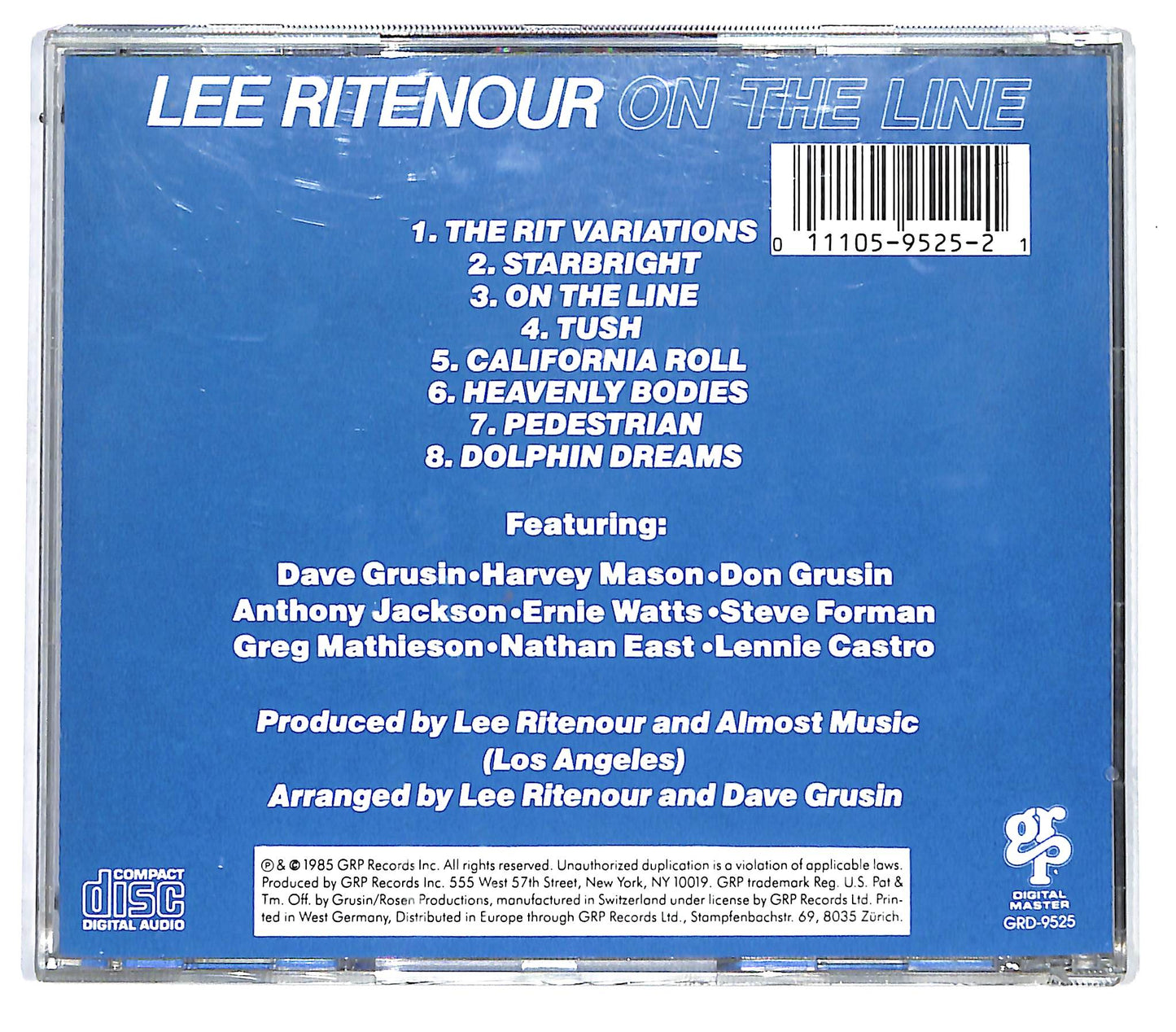 EBOND Lee Ritenour - On The Line CD CD137212