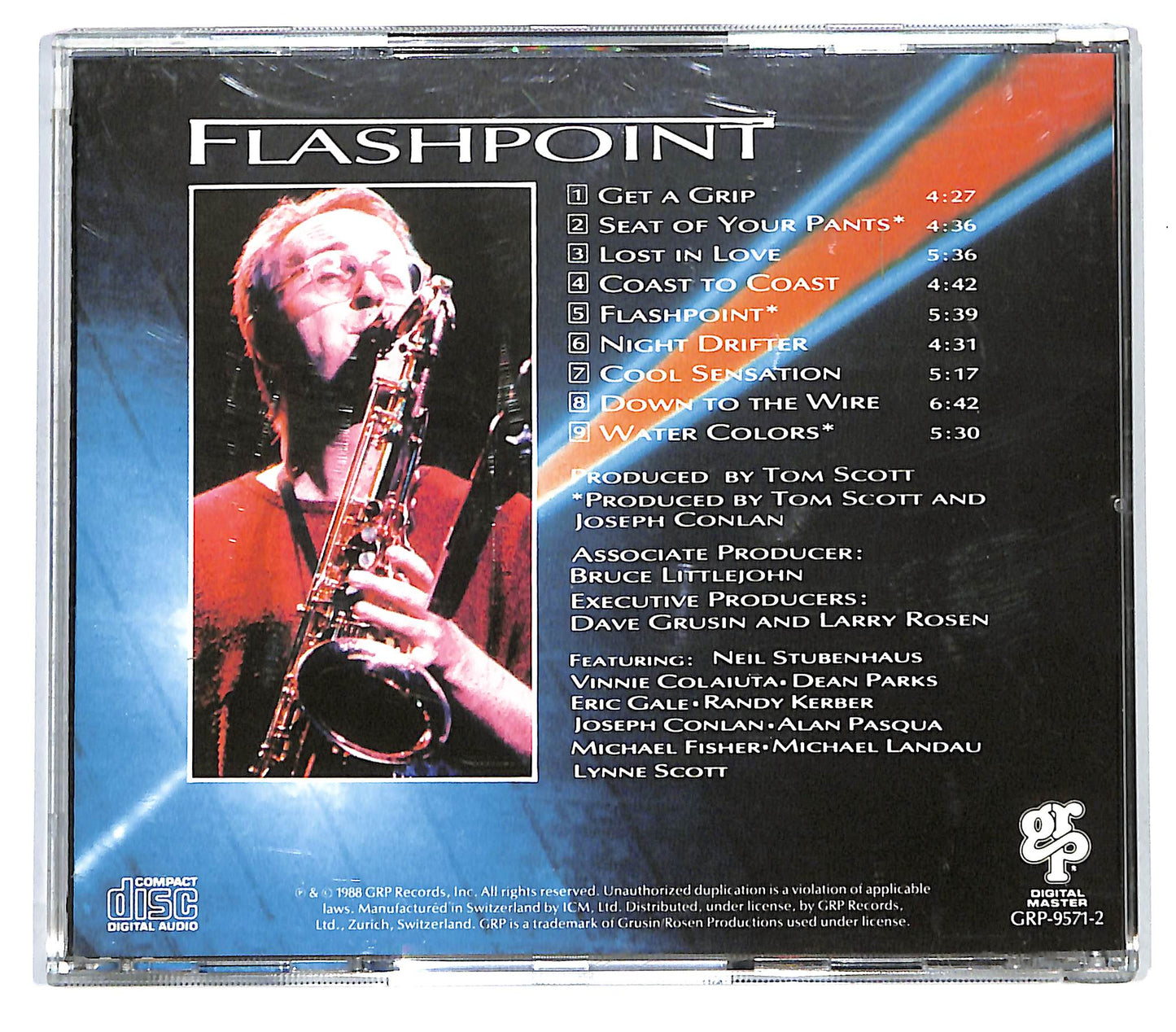 EBOND Tom Scott - Flashpoint CD CD137225