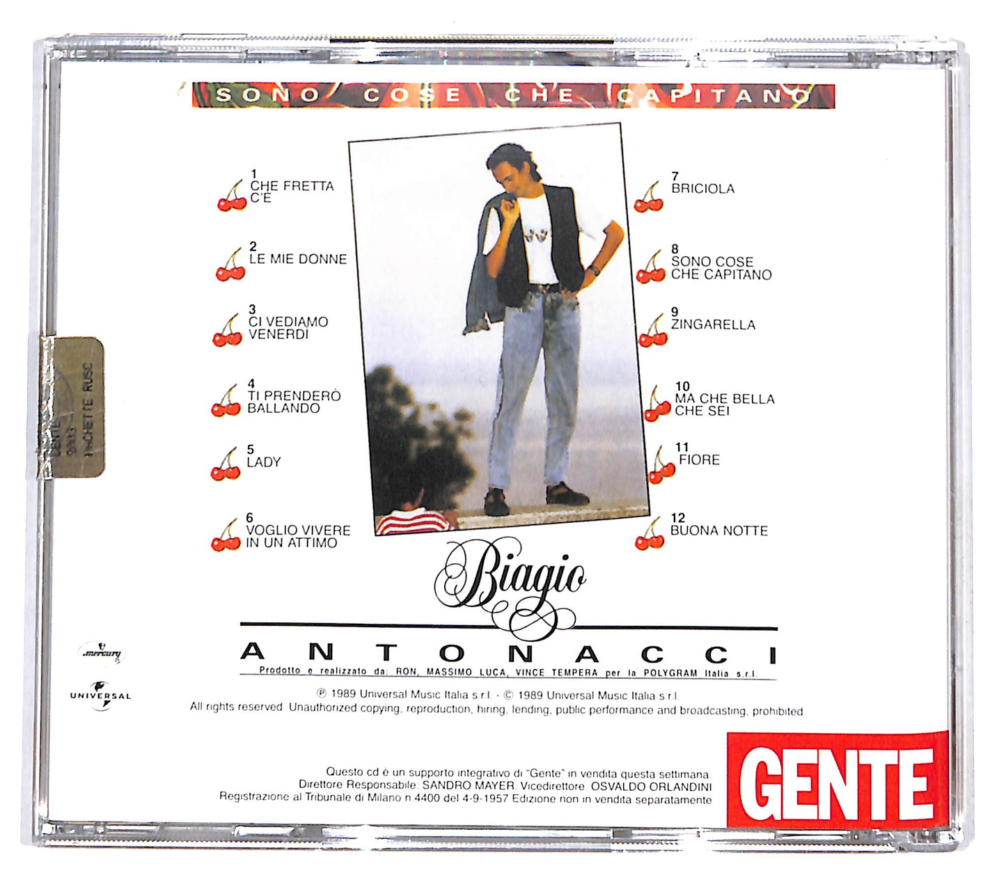 EBOND Biagio Antonacci - Sono Cose Che Capitano CD CD137328