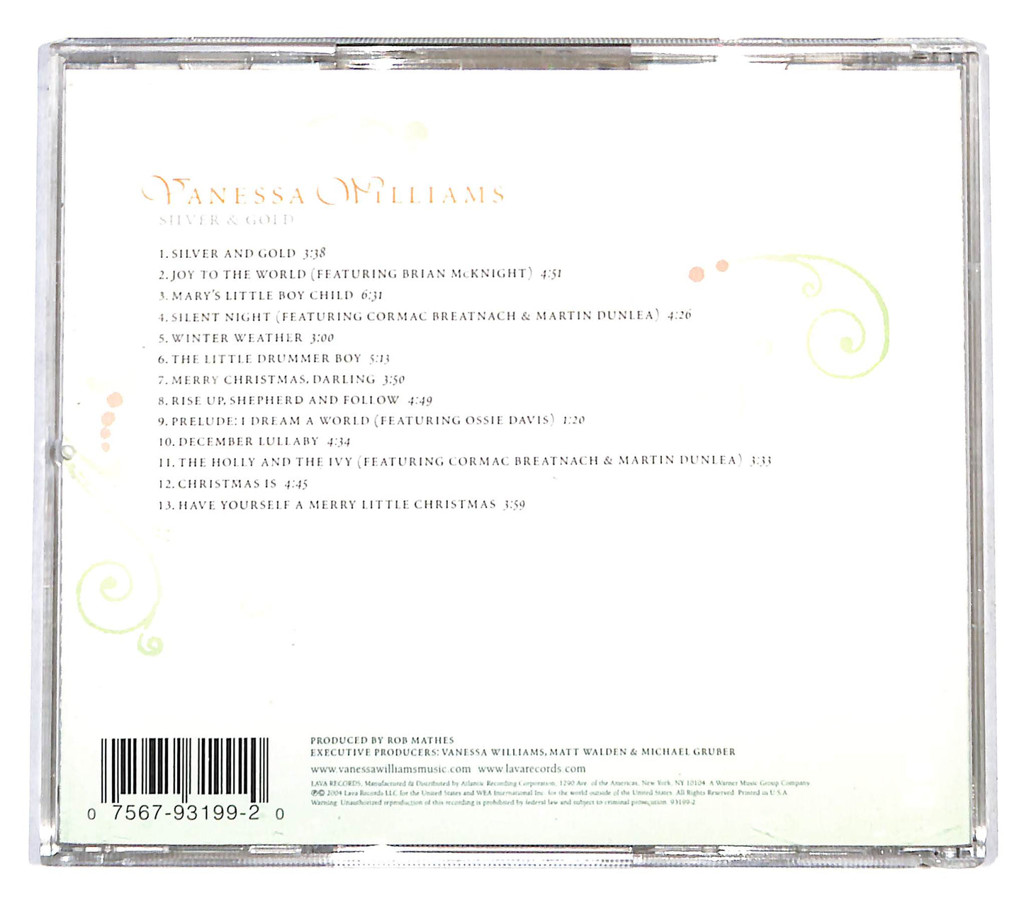 EBOND Vanessa Williams - Silver & Gold CD CD137338