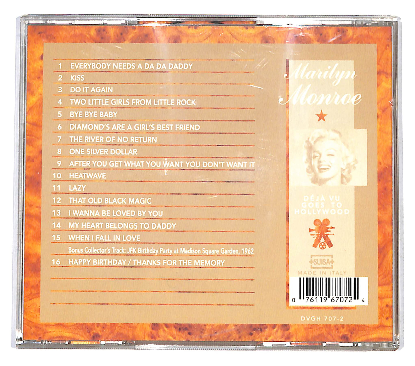 EBOND Marilyn Monroe - Songs - Moviestar Collection CD CD137422