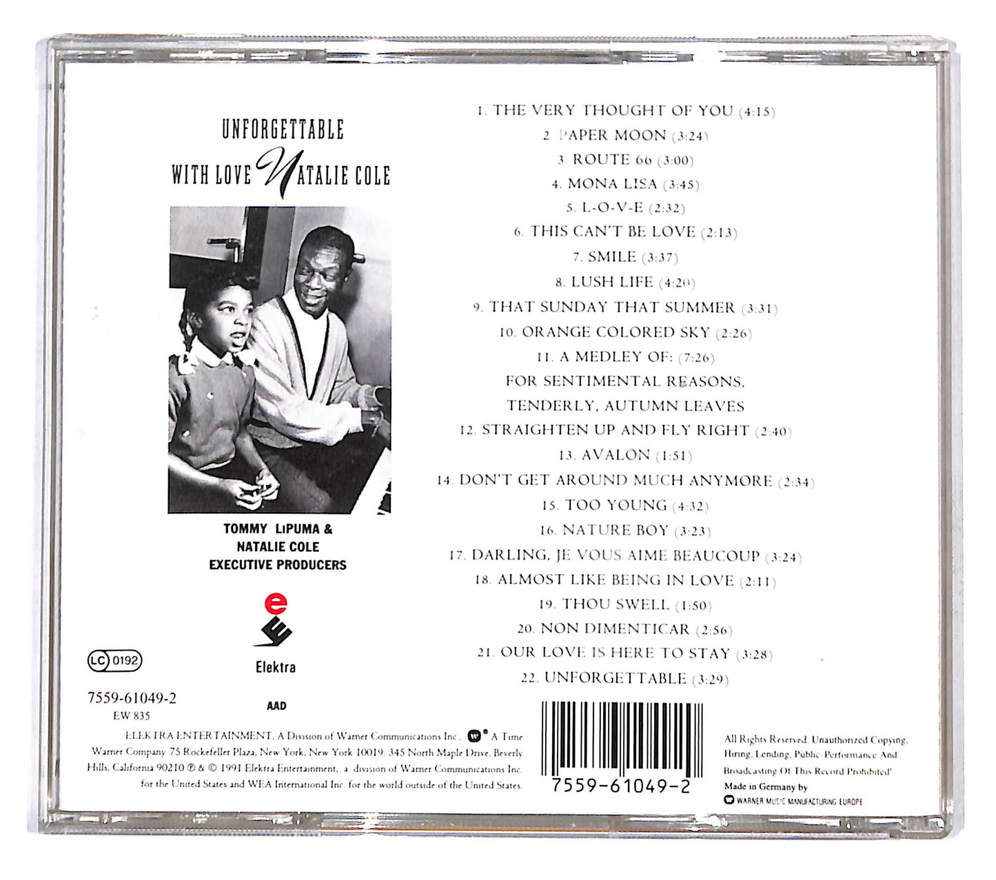 EBOND Natalie Cole - Unforgettable With Love CD CD137440