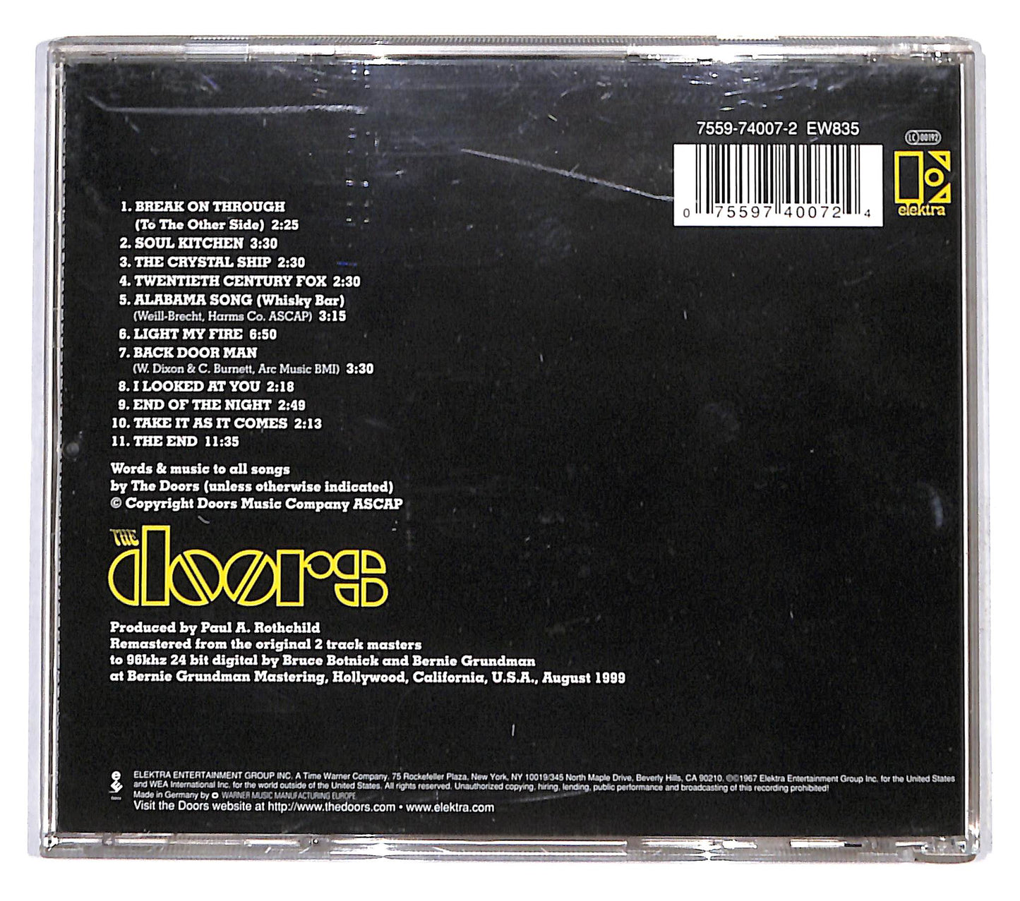 EBOND The Doors - The Doors CD CD137446