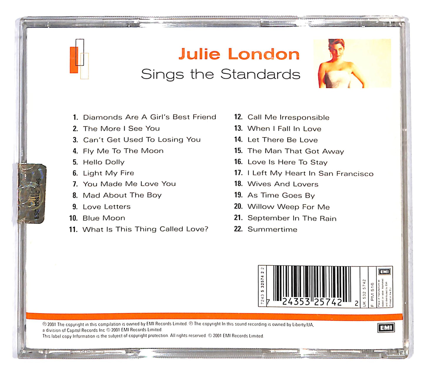 EBOND Julie London - Sings The Standards CD CD137453