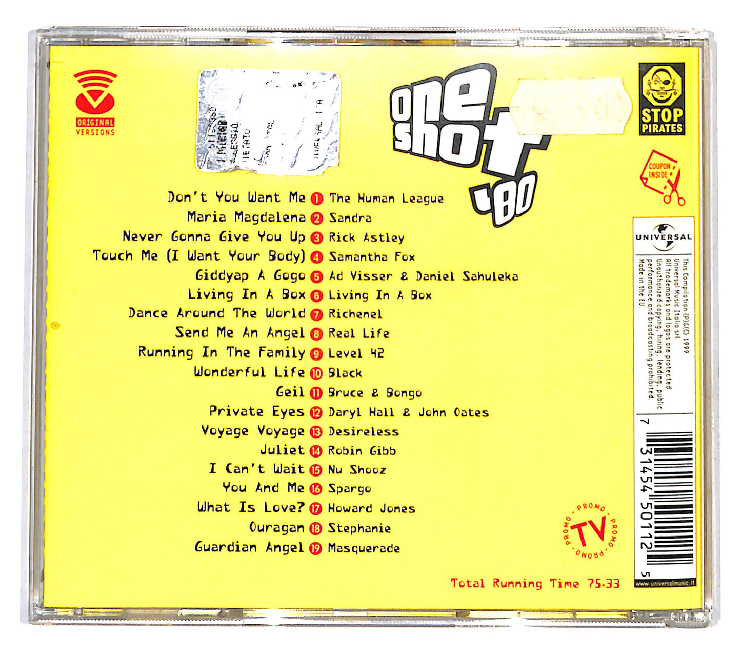 EBOND Various - One Shot '80 Volume 6 CD CD137503