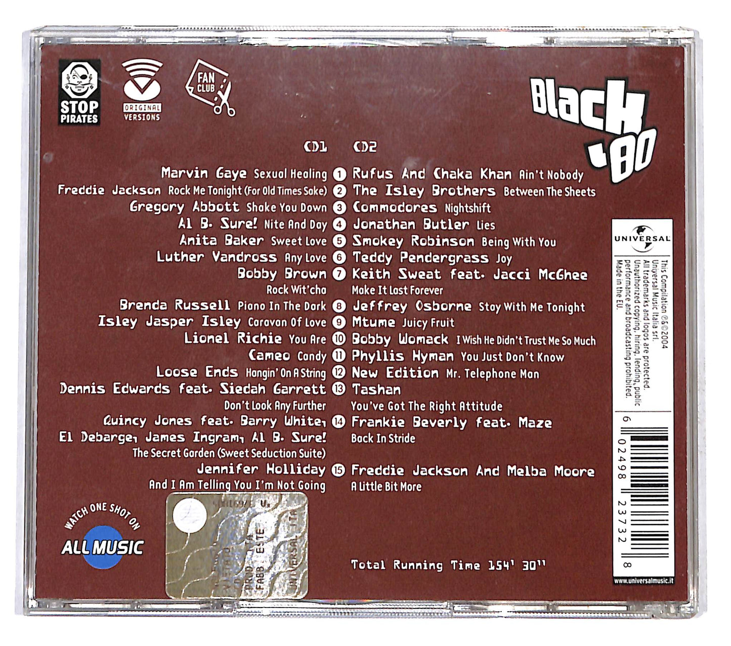 EBOND Various - Black '80 CD CD137505