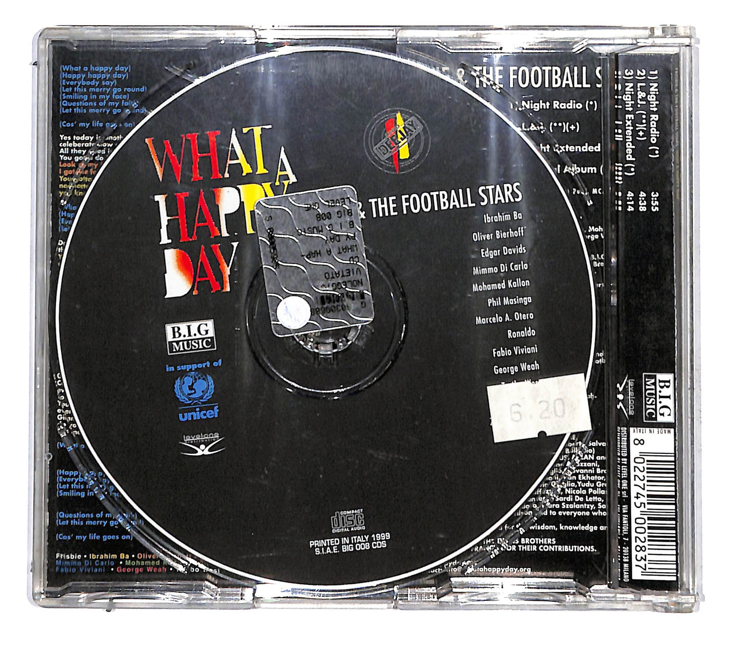 EBOND Frisbie & The Football Stars - What A Happy Day CD CD137508
