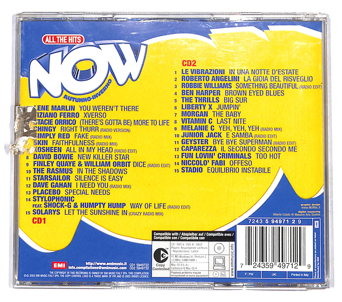 EBOND Various - All The Hits Now Autunno-Inverno CD CD137511