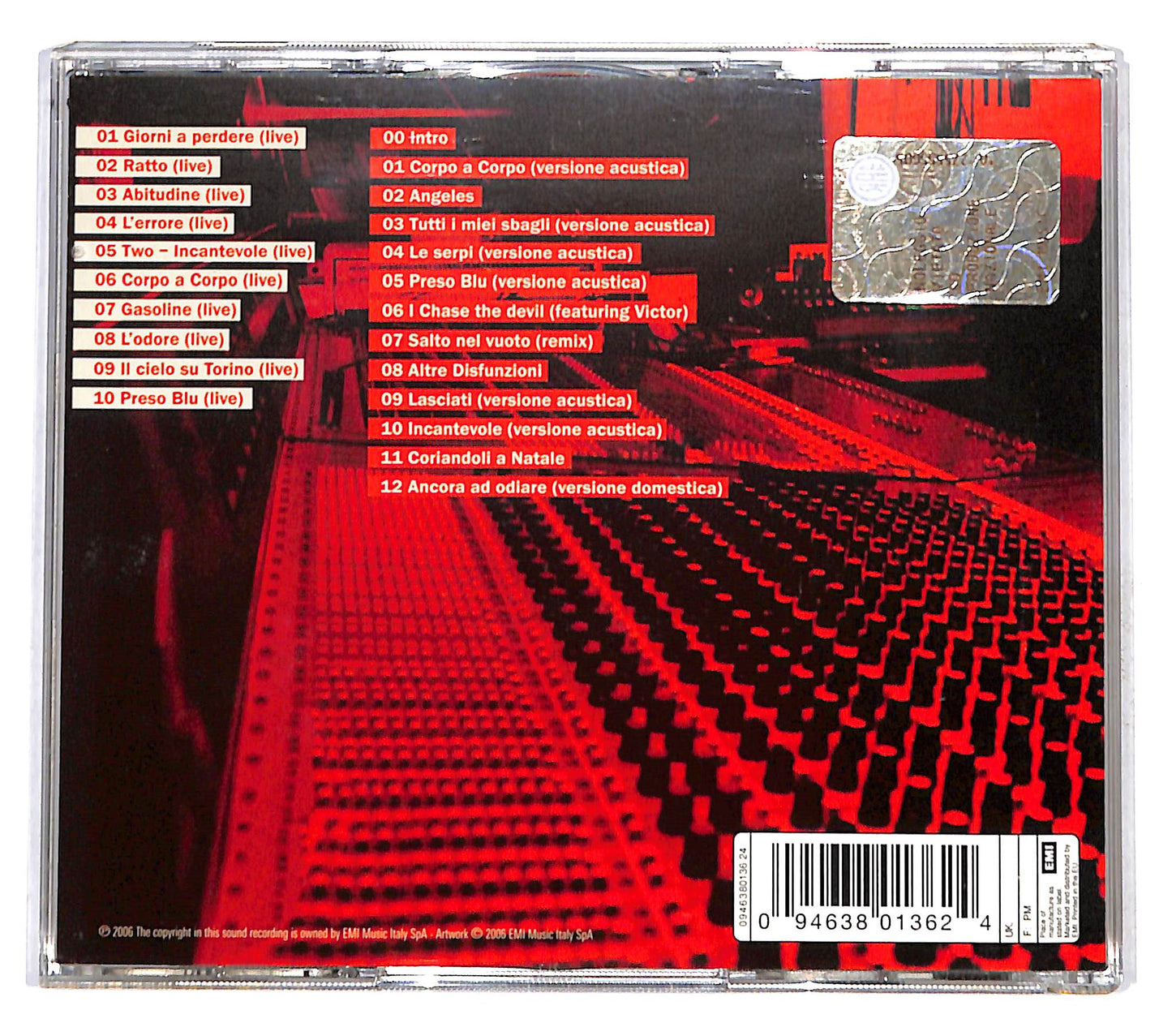EBOND Subsonica - Terrestre Live E Varie Altre Disfunzioni CD CD137601