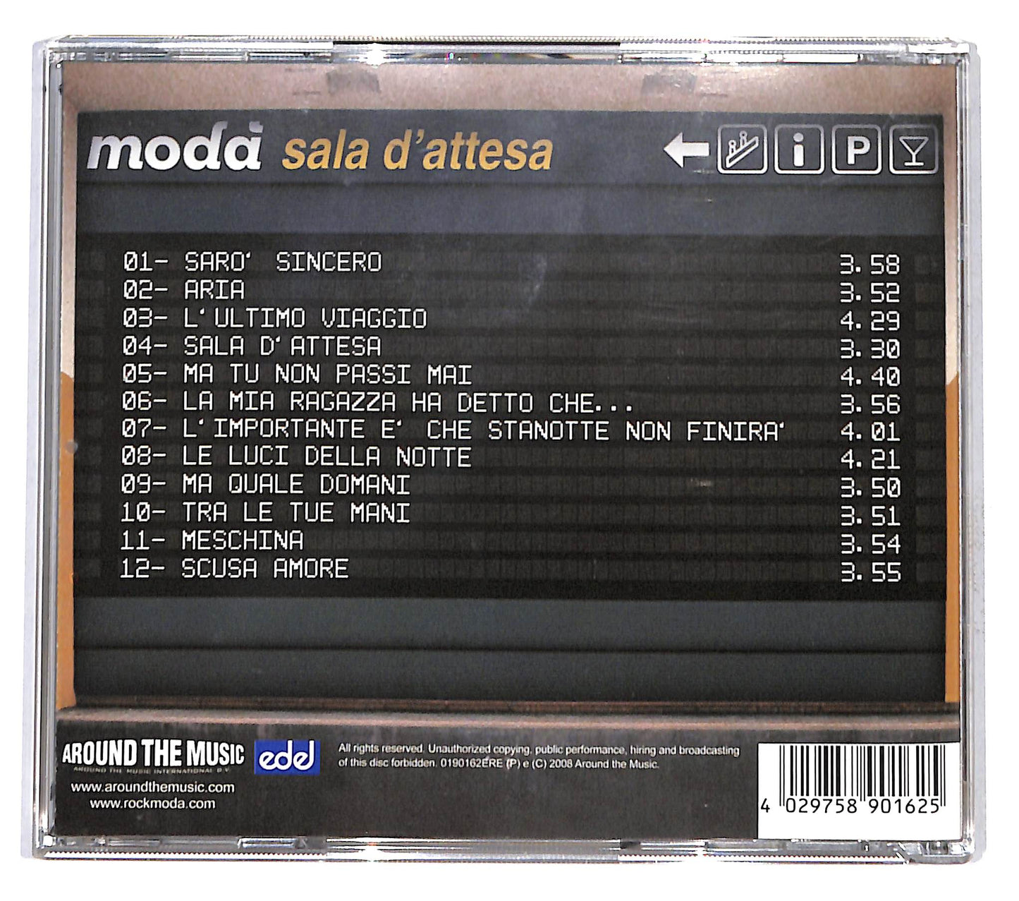 EBOND Moda - Sala D'Attesa CD CD137613
