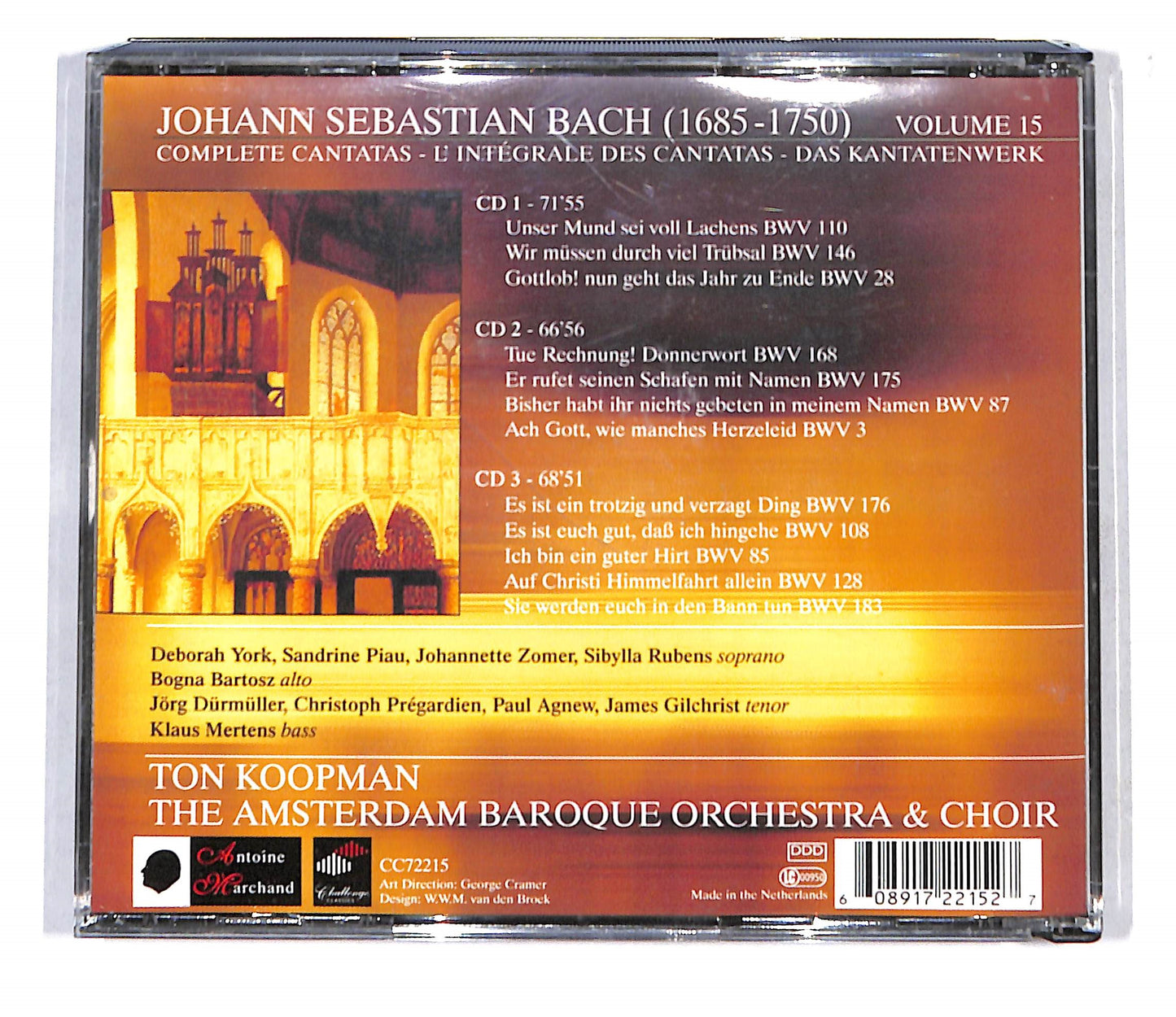 EBOND J.S. Bach - Ton Koopman - Cantatas Vol. 15 CD CD137703