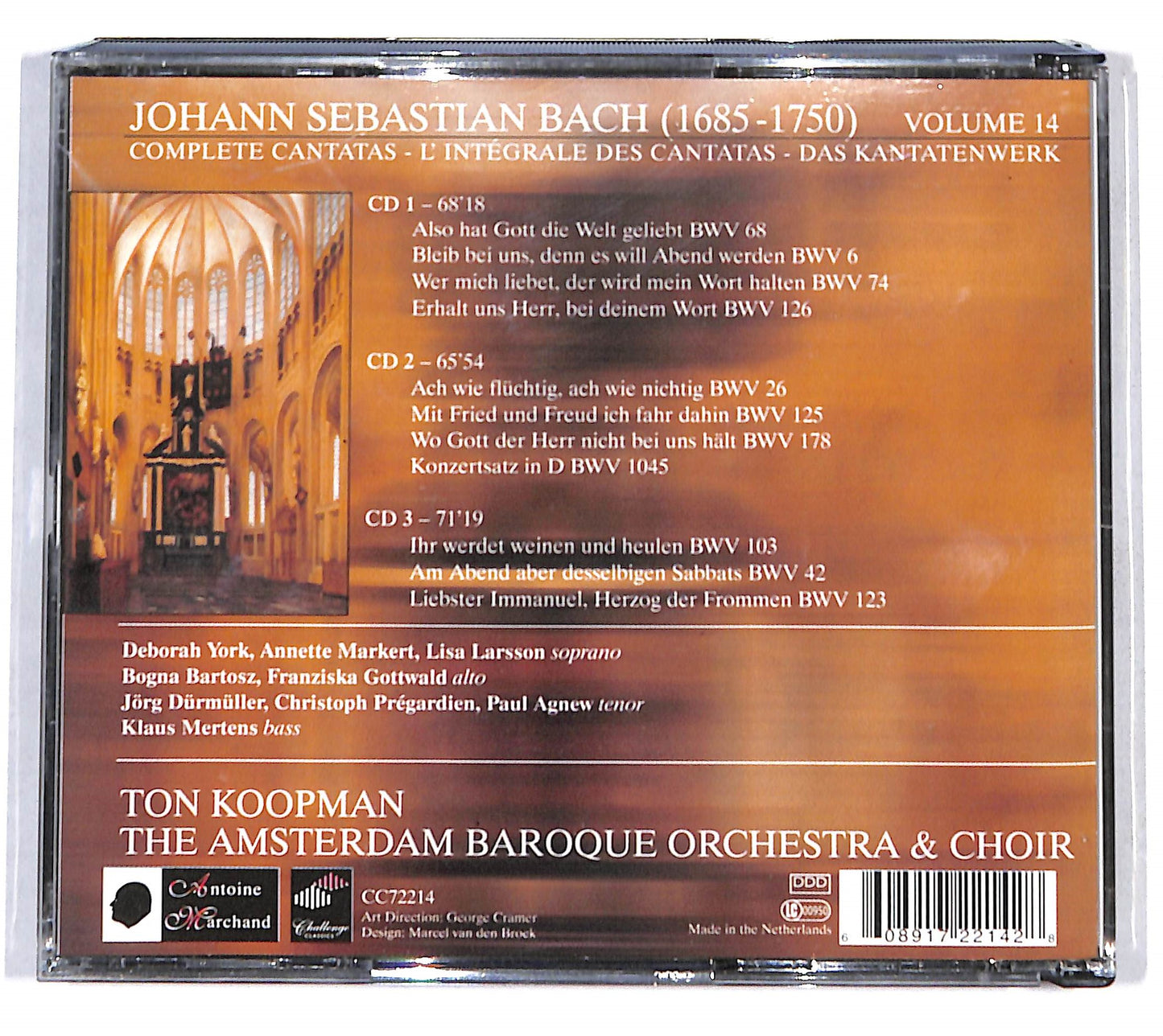 EBOND J.S. Bach - Ton Koopmanr - Cantatas Vol. 14 CD CD137705