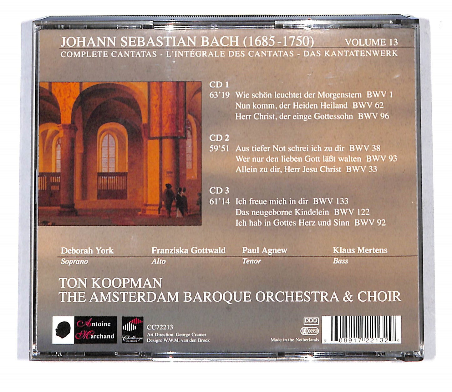 EBOND J.S. Bach - Ton Koopman - Cantatas Vol. 13 CD CD137708