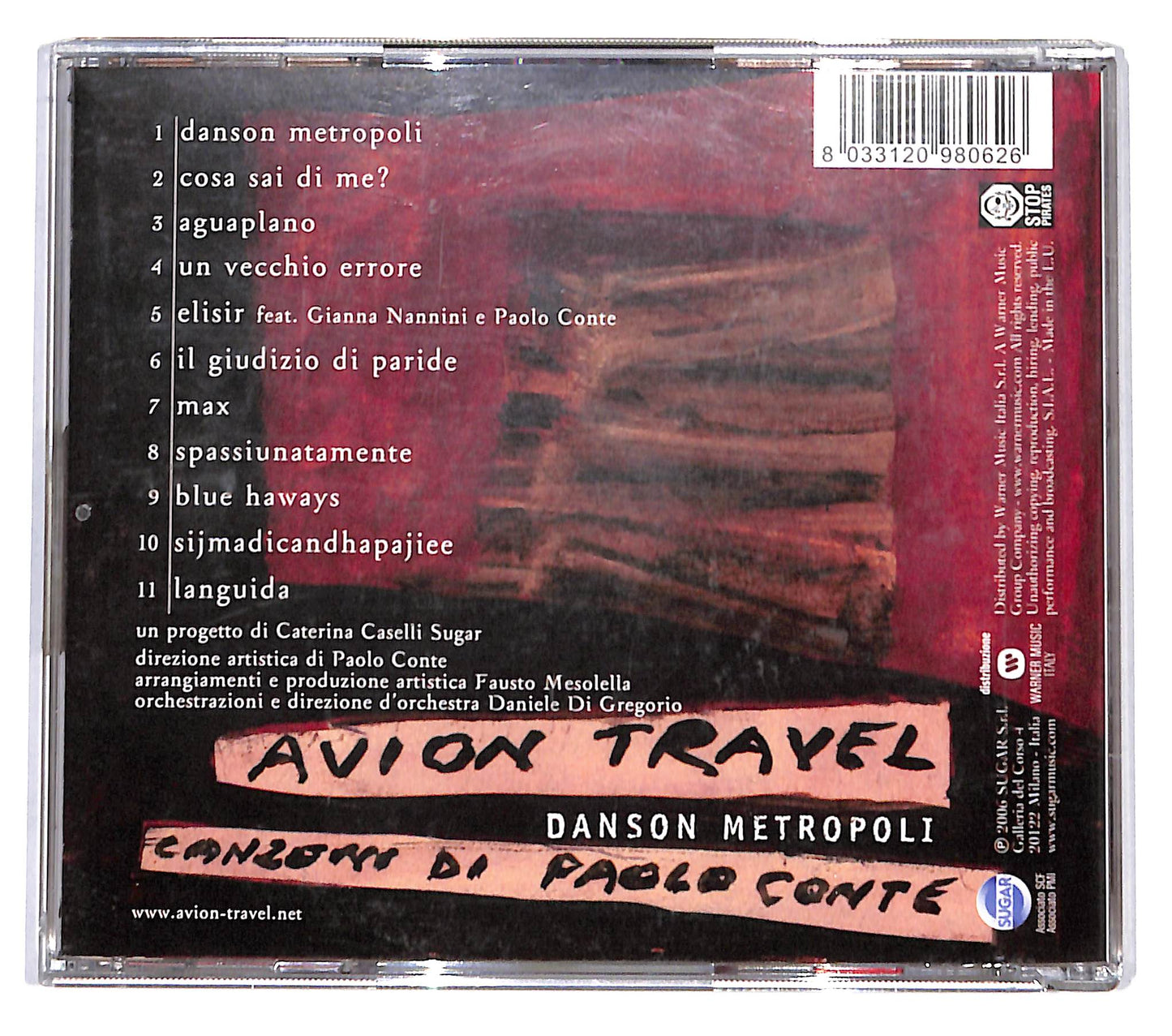 EBOND Avion Travel - Metropoli - Canzoni Di Paolo Conte CD CD137735