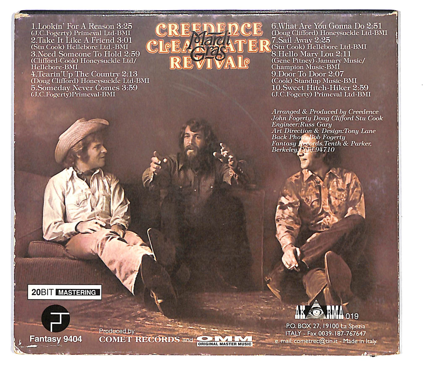 EBOND Creedence Clearwater Revival - Mardi Gras CD CD137819
