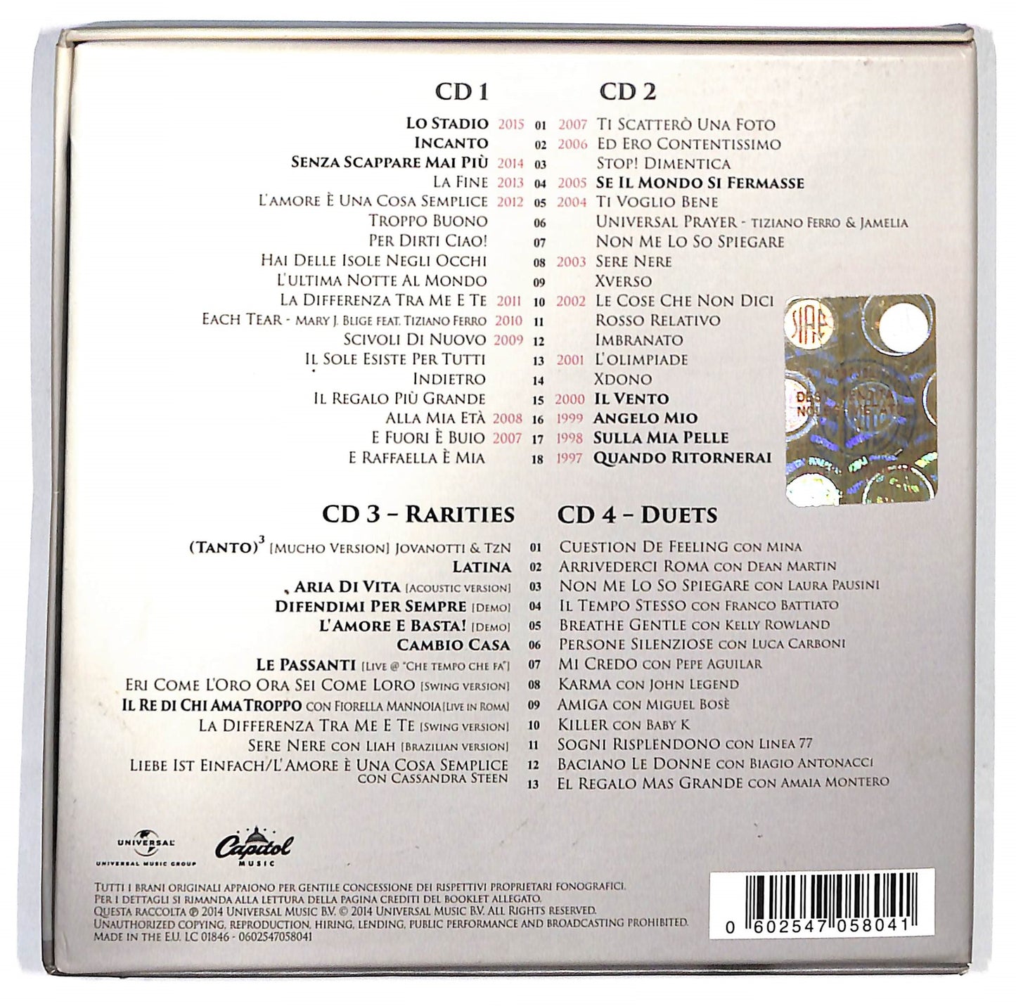 EBOND Tiziano Ferro - TZN - The Best Of Tiziano Ferro DIGIPACK CD CD137838