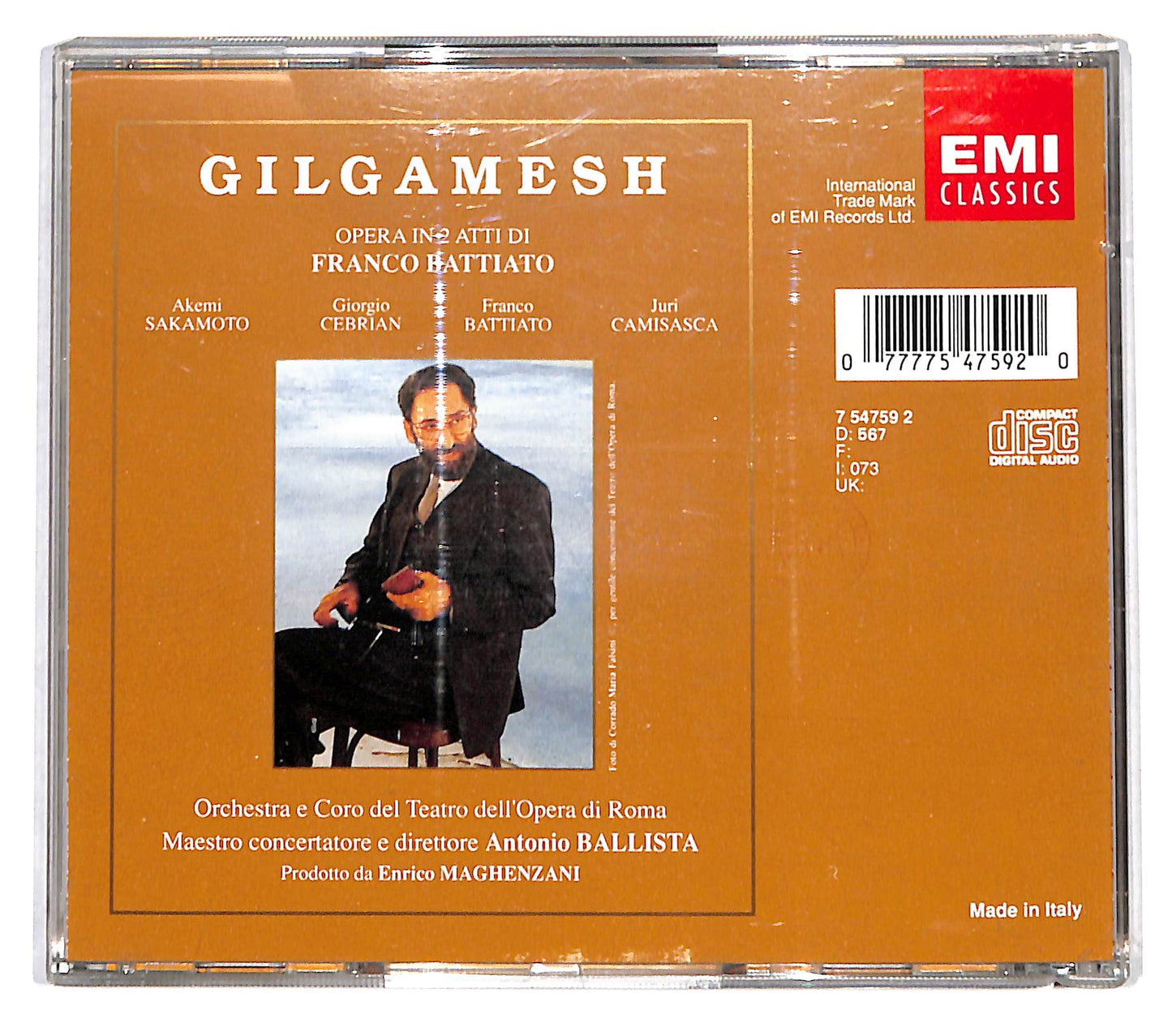 EBOND Franco Battiato - Gilgamesh CD CD137919