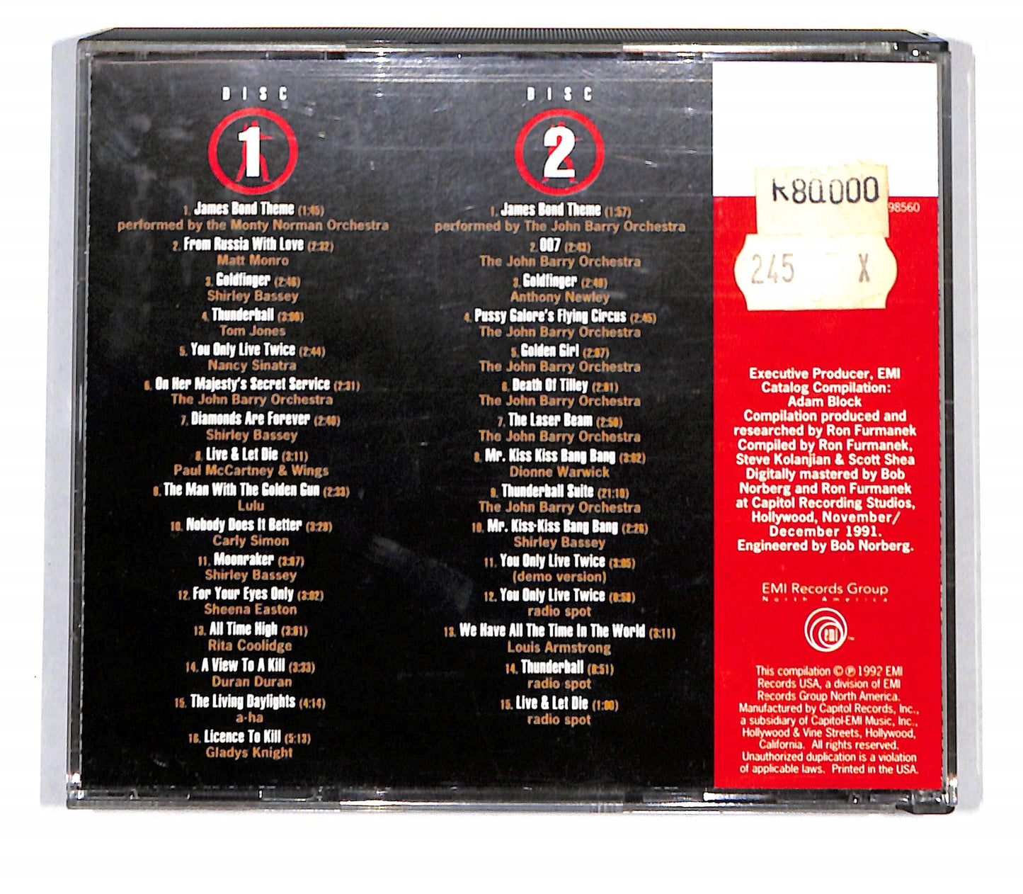 EBOND Various - The Best Of James Bond EDIZIONE LIMITATA CD CD137926