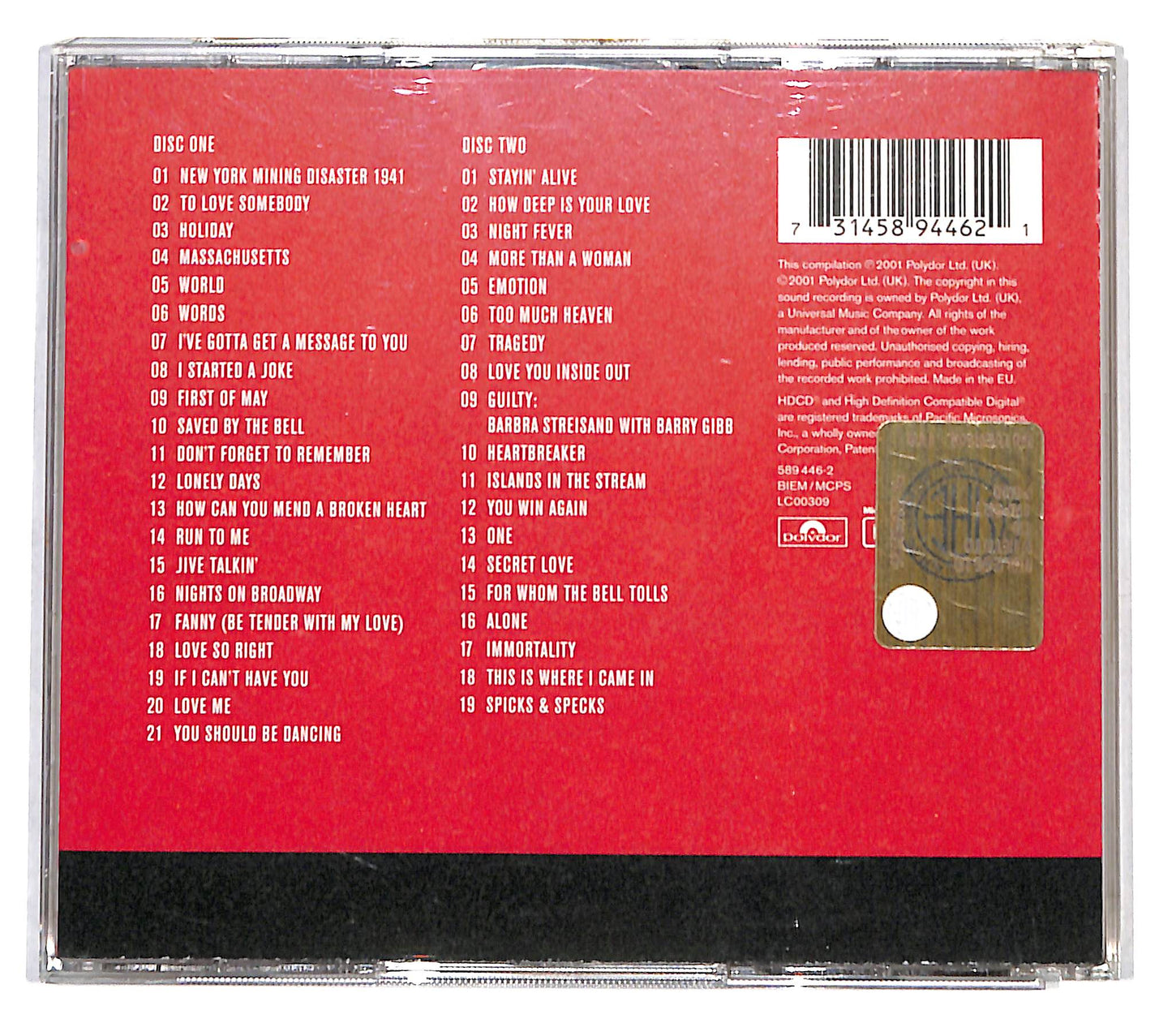 EBOND Bee Gees - Their Greatest Hits - The Record CD CD137928