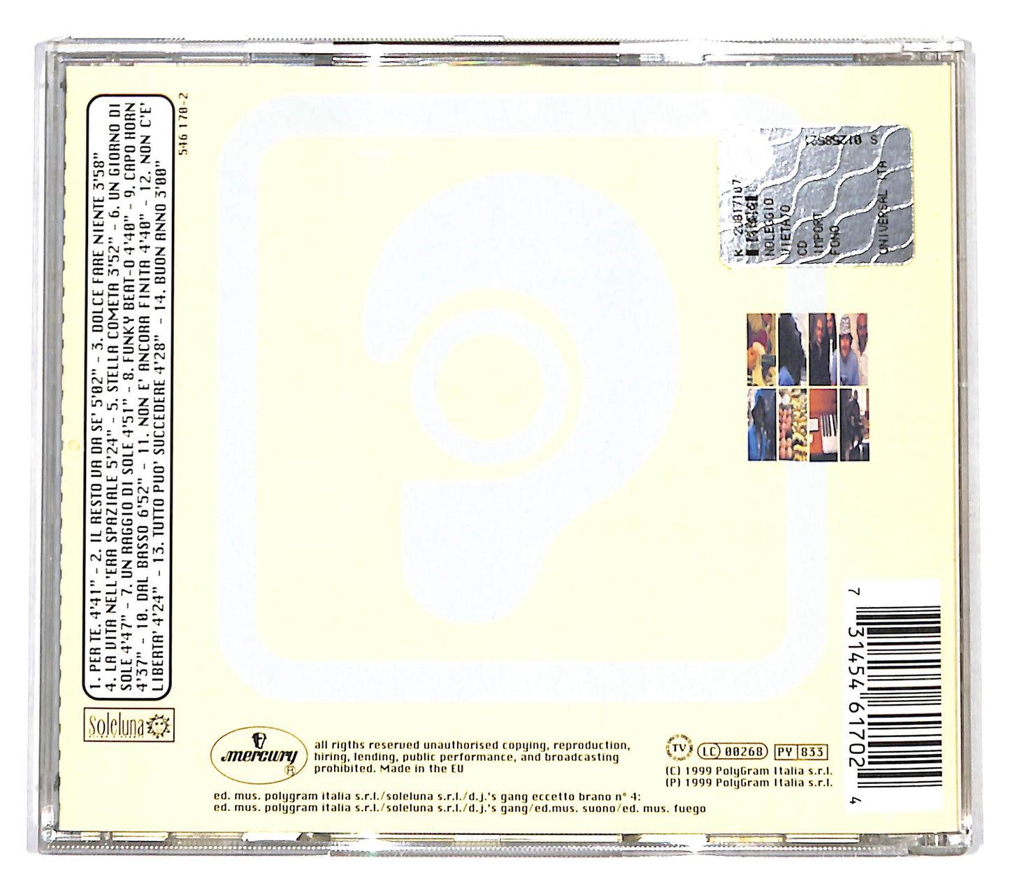 EBOND Jovanotti - Lorenzo 1999 Capo Horn CD CD137957
