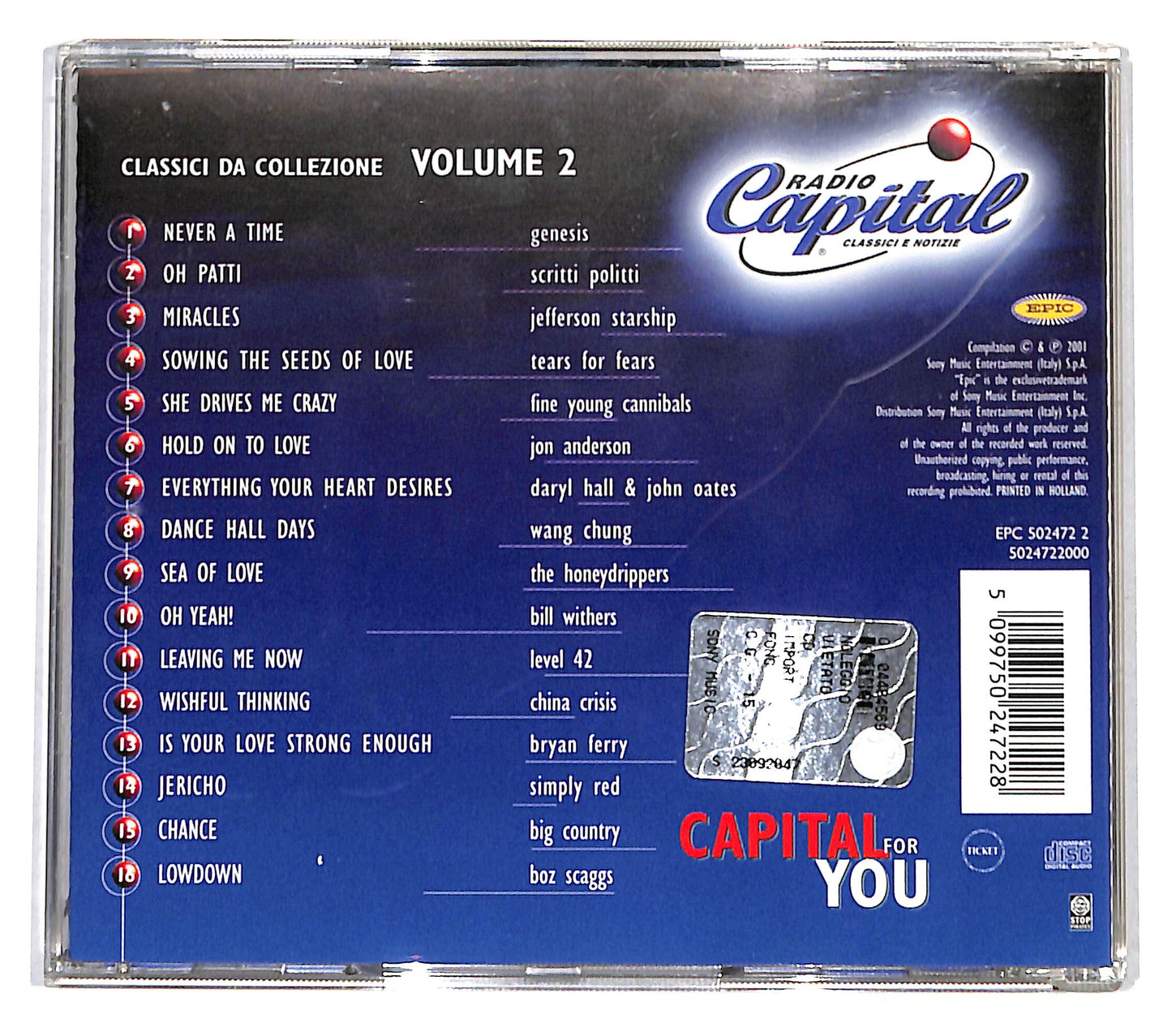 EBOND Various - Capital For You - Classici Da Collezione - Vol 2 CD CD138001