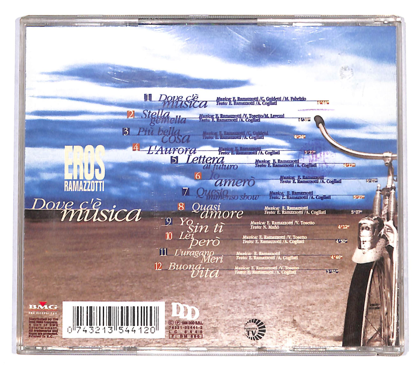 EBOND Eros Ramazzotti - Dove C'e Musica CD CD138044