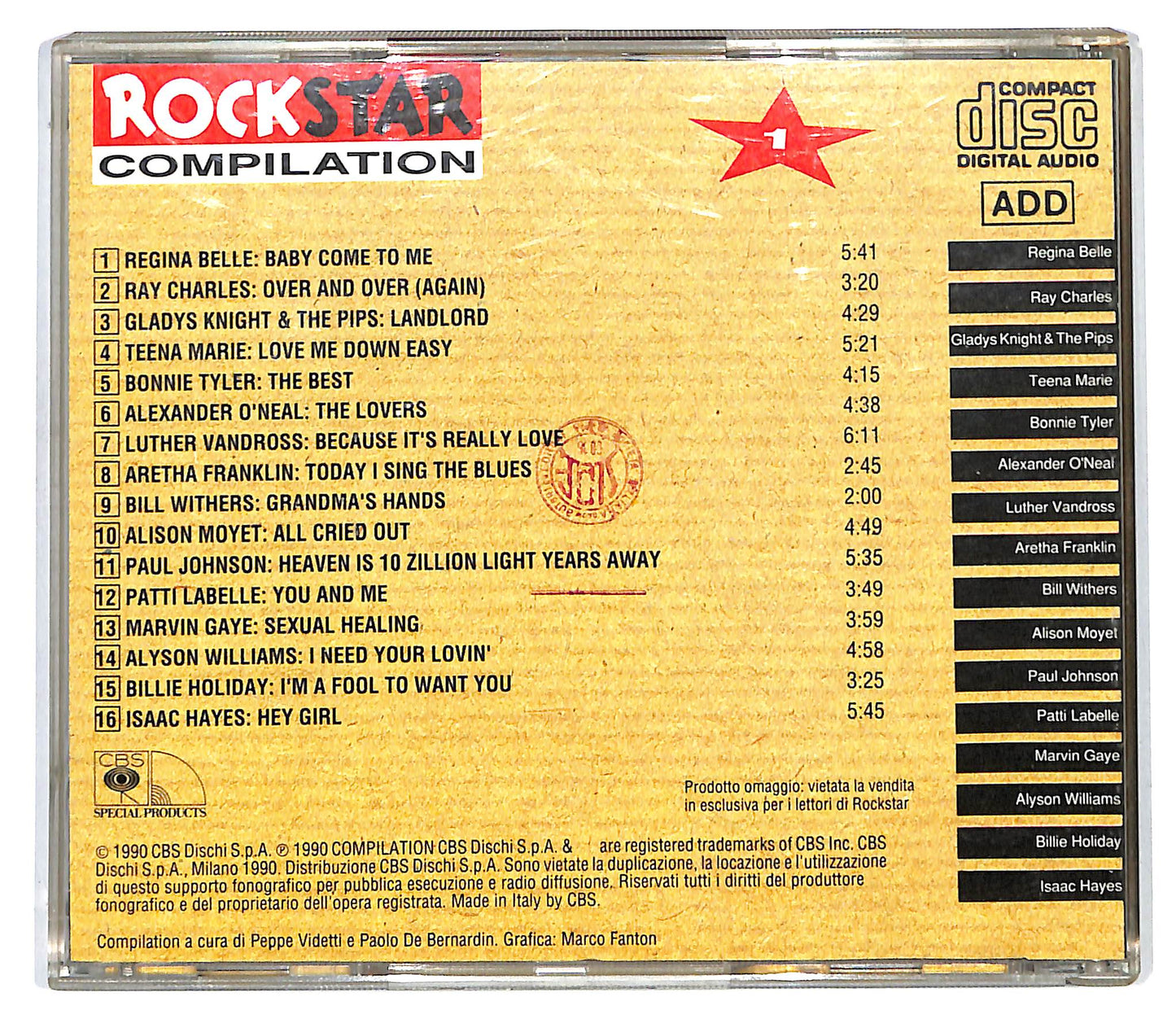 EBOND Various - Rockstar Compilation 1 CD CD138107