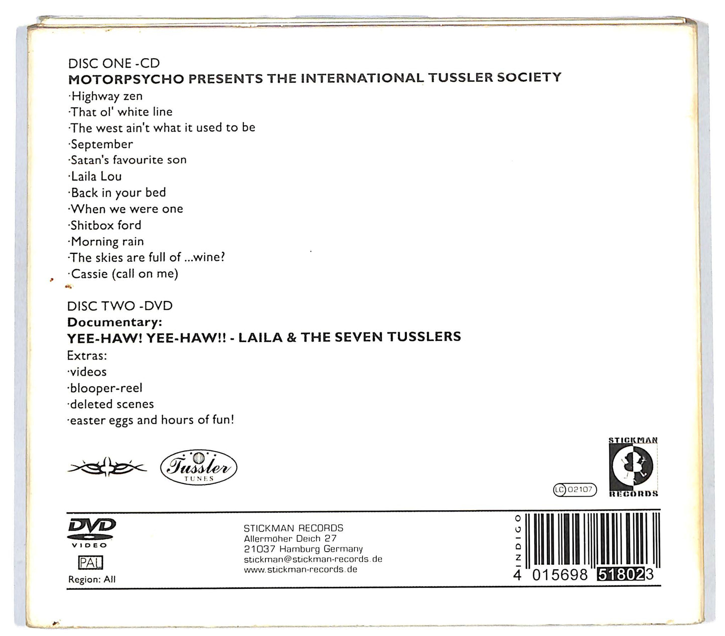 EBOND Motorpsycho Presents The International Tussler Society CD CD138108