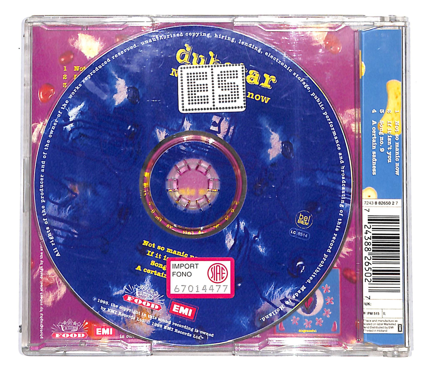 EBOND Dubstar - Not So Manic Now CD CD138156