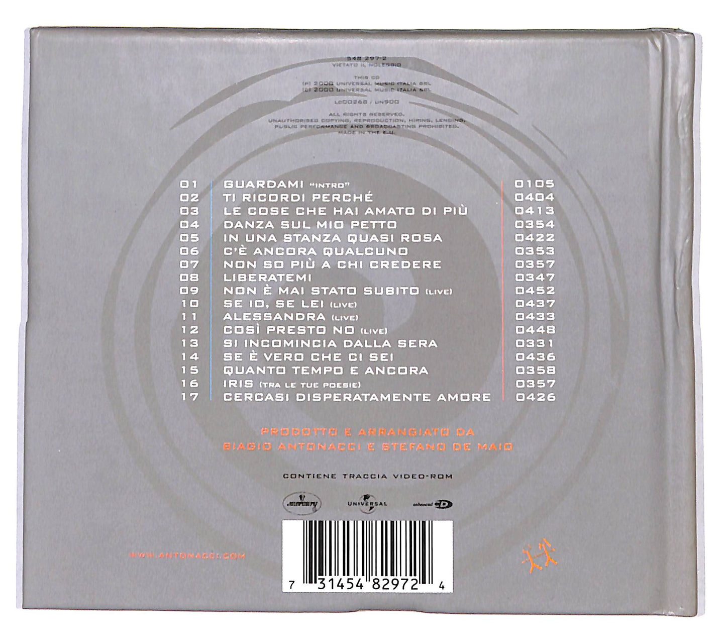 EBOND Biagio Antonacci - Tra Le Mie Canzoni DIGIPACK CD CD138213