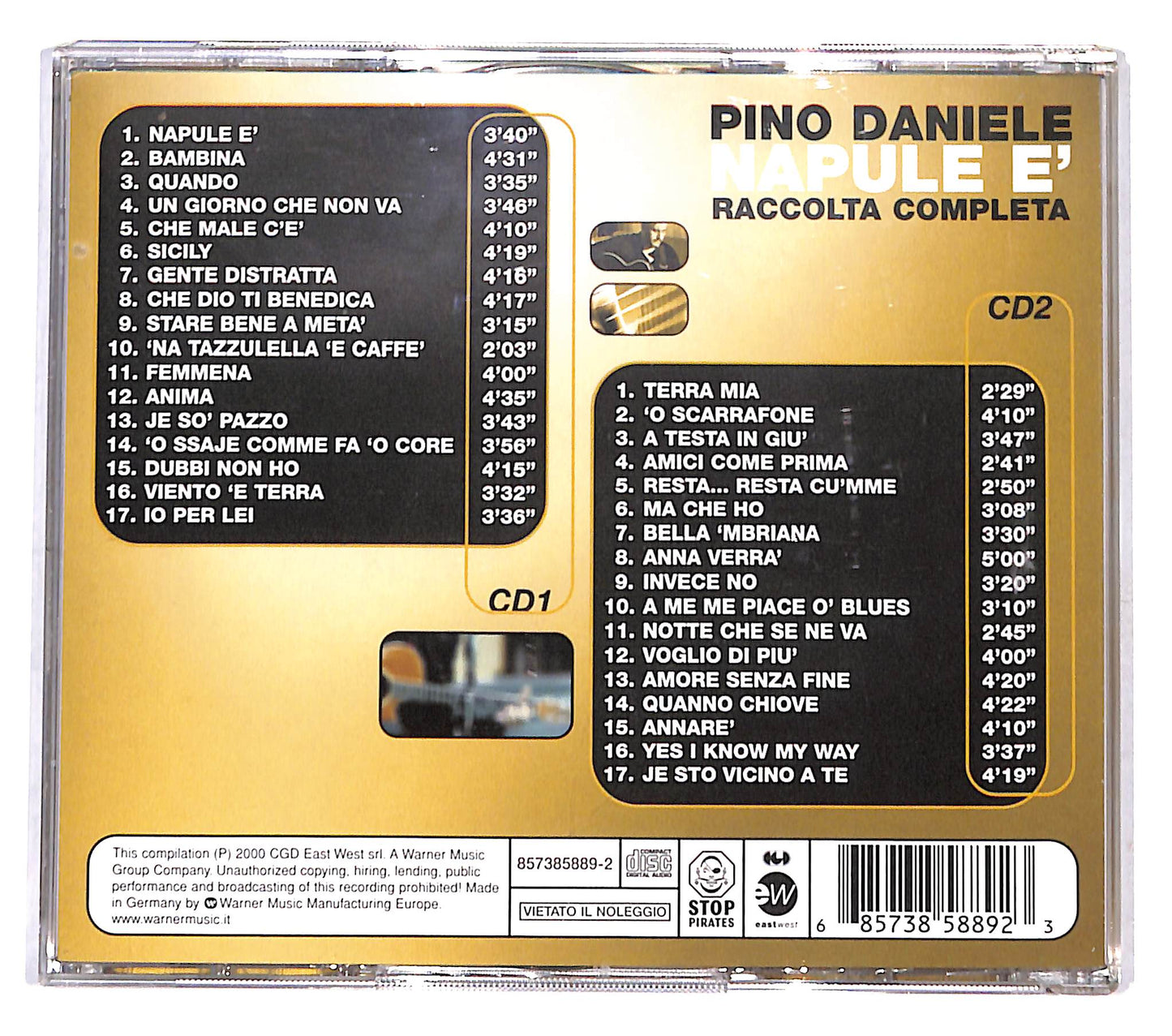 EBOND Pino Daniele - Napule E' - Raccolta Completa (2CD) CD138242