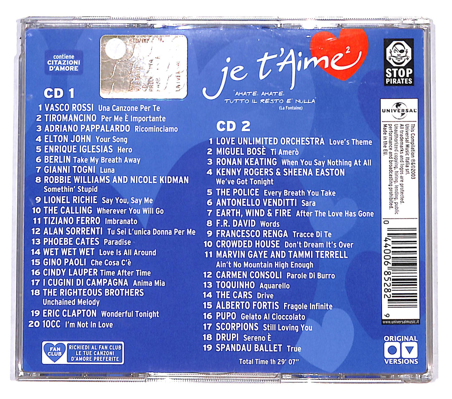 EBOND Various - Je T'Aime² CD CD138253
