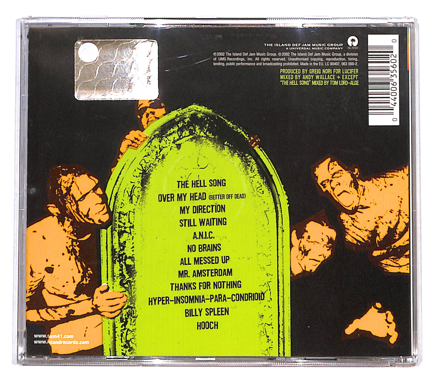 EBOND Sum 41 - Does This Look Infected? CD CD138257